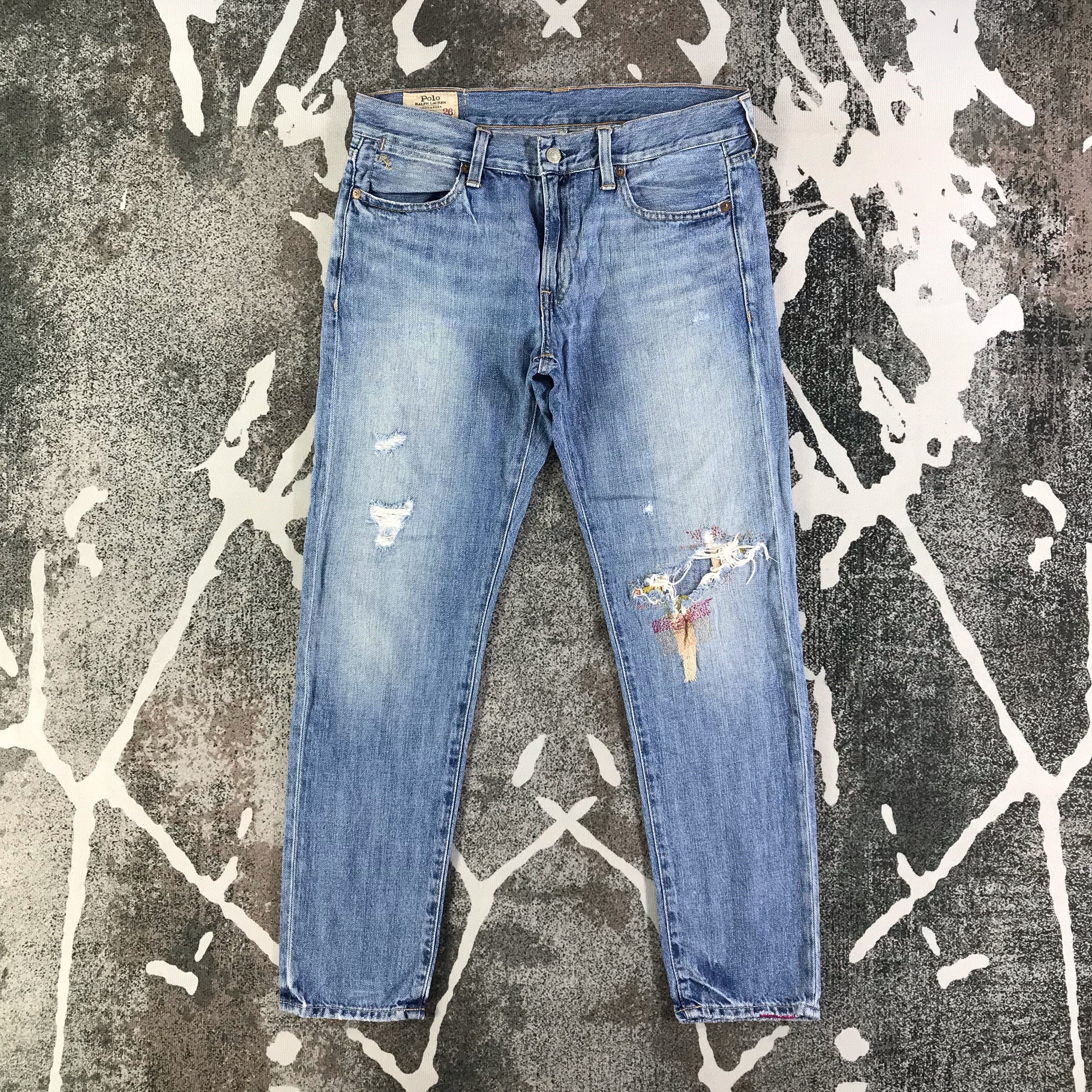 Polo Ralph Lauren Polo Ralph Lauren Jeans Distressed Denim KJ2088 Size US 32 / EU 48 - 1 Thumbnail