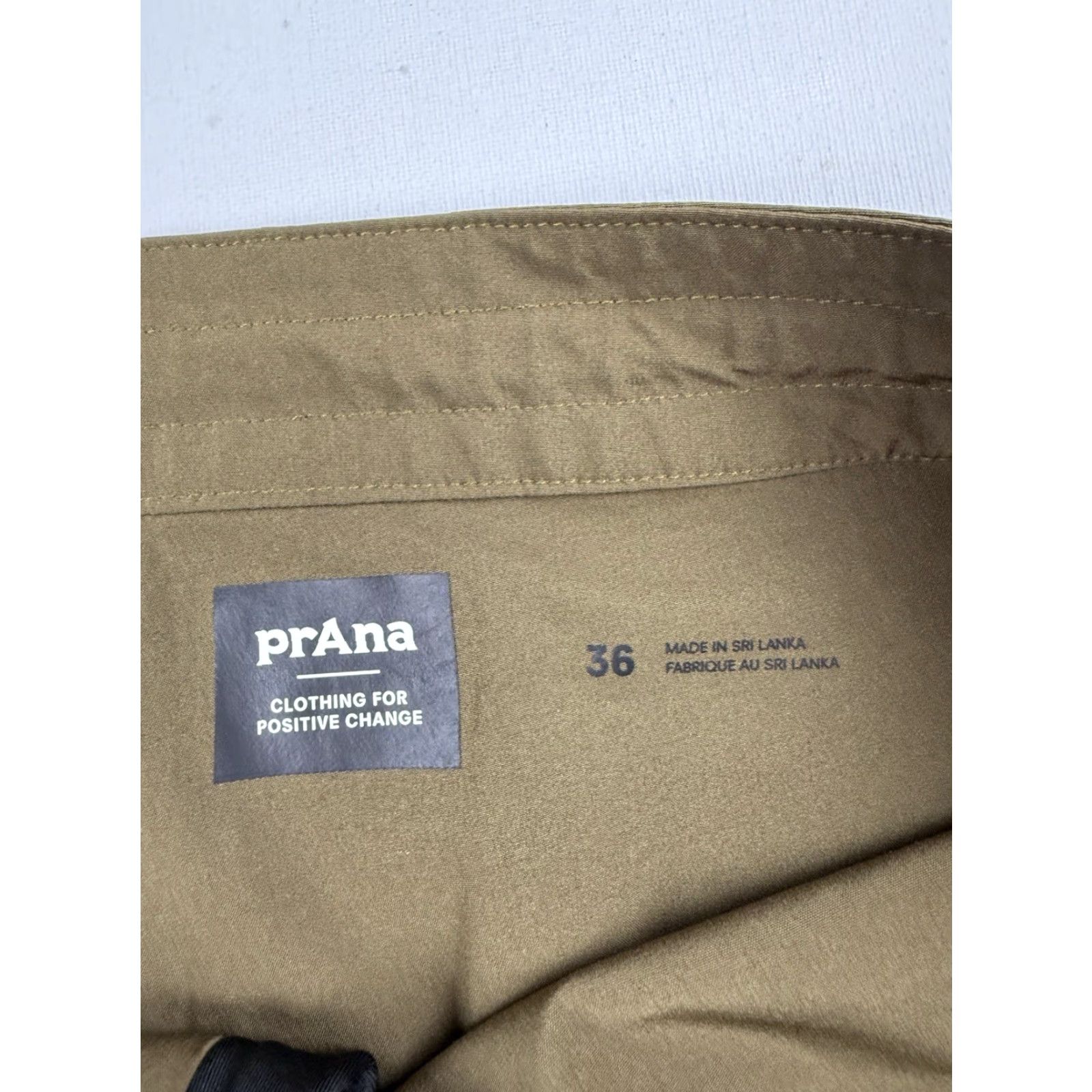 Prana prAna Board Shorts Men Bottom 36 Brown Microfiber Polyester Riveter 9616 Size US 36 / EU 52 - 3 Thumbnail