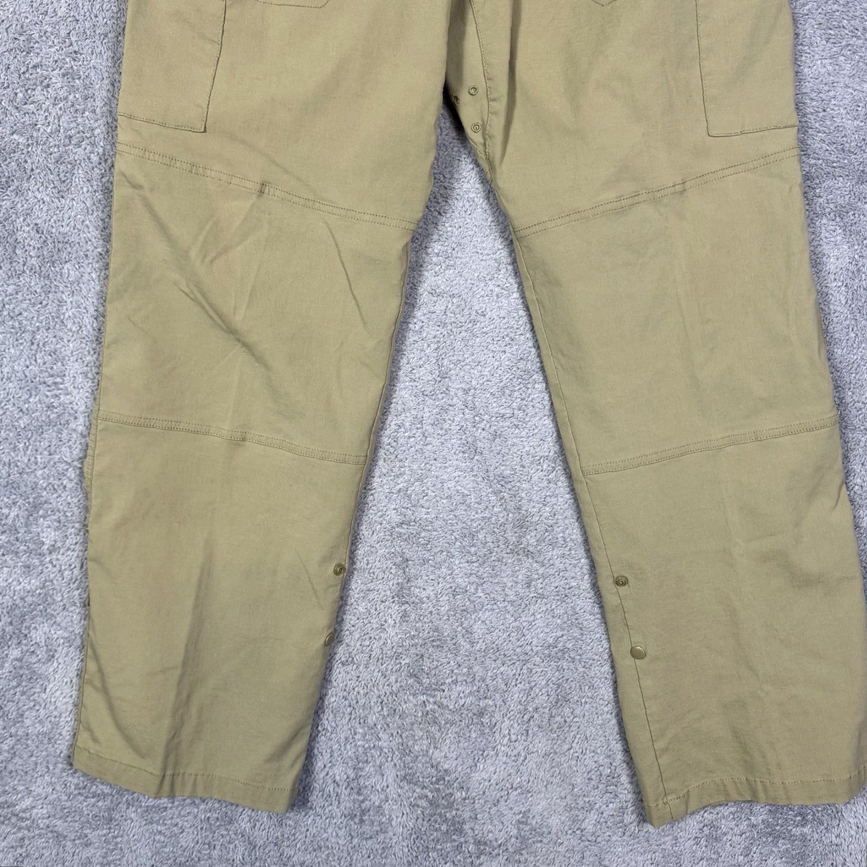 Prana Prana Pants Mens L 34x32 Stretch Zion Roll Up Snap Convertible Vintage Softshell Chino Baggy? Size US 34 / EU 50 - 2 Thumbnail