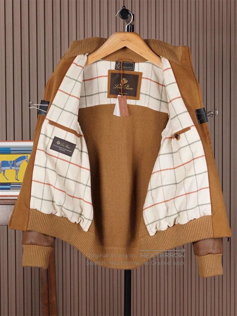 Loro Piana Loro Piana Men's Vicuña Wool Cowhide Patchwork Blazer, 100 Size US M / EU 48-50 / 2 - 3 Thumbnail