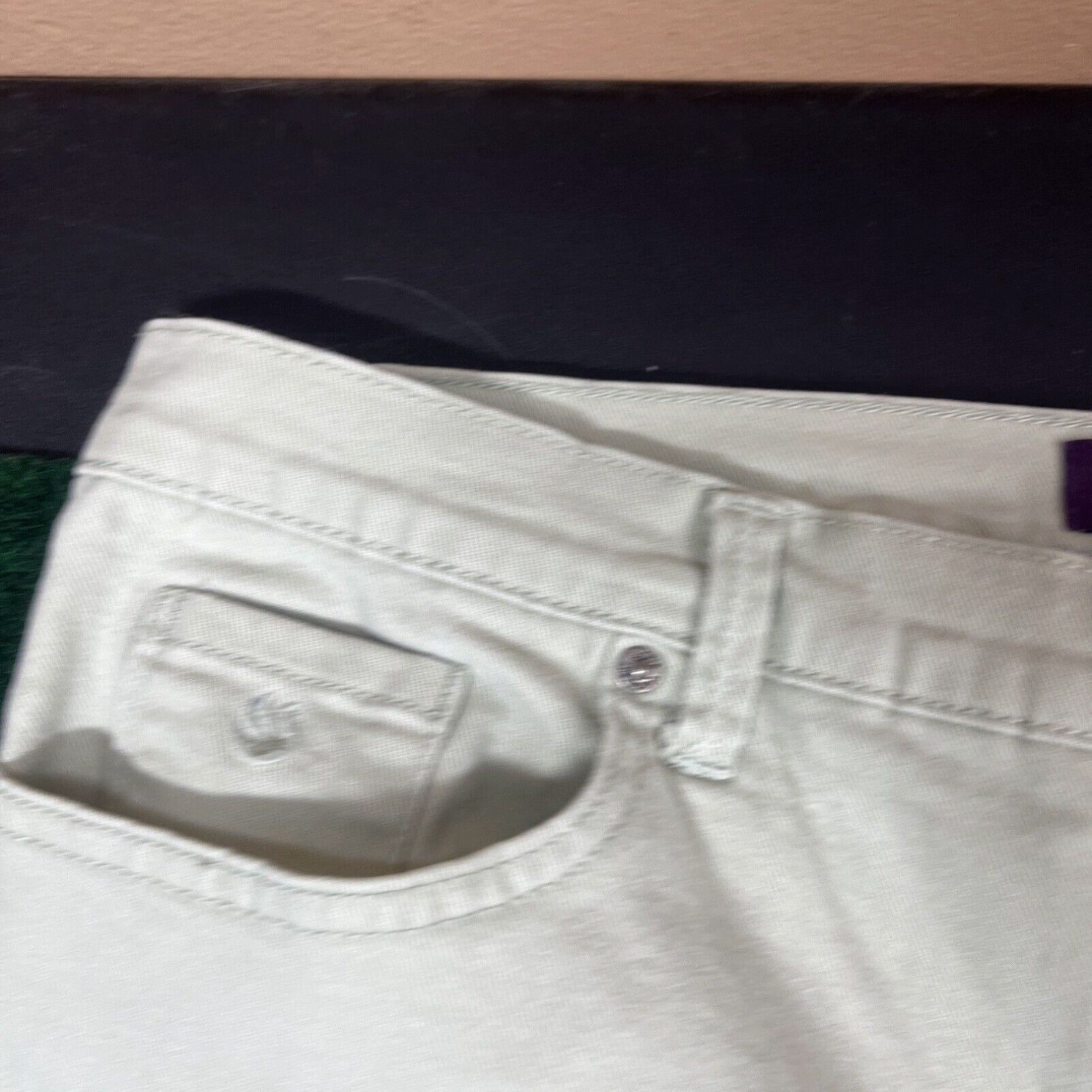 Gloria Vanderbilt GLORIA VANDERBILT Amanda Jeans Women's size 16 Straight Khaki Green Size 38" / US 16 / IT 52 - 7 Thumbnail