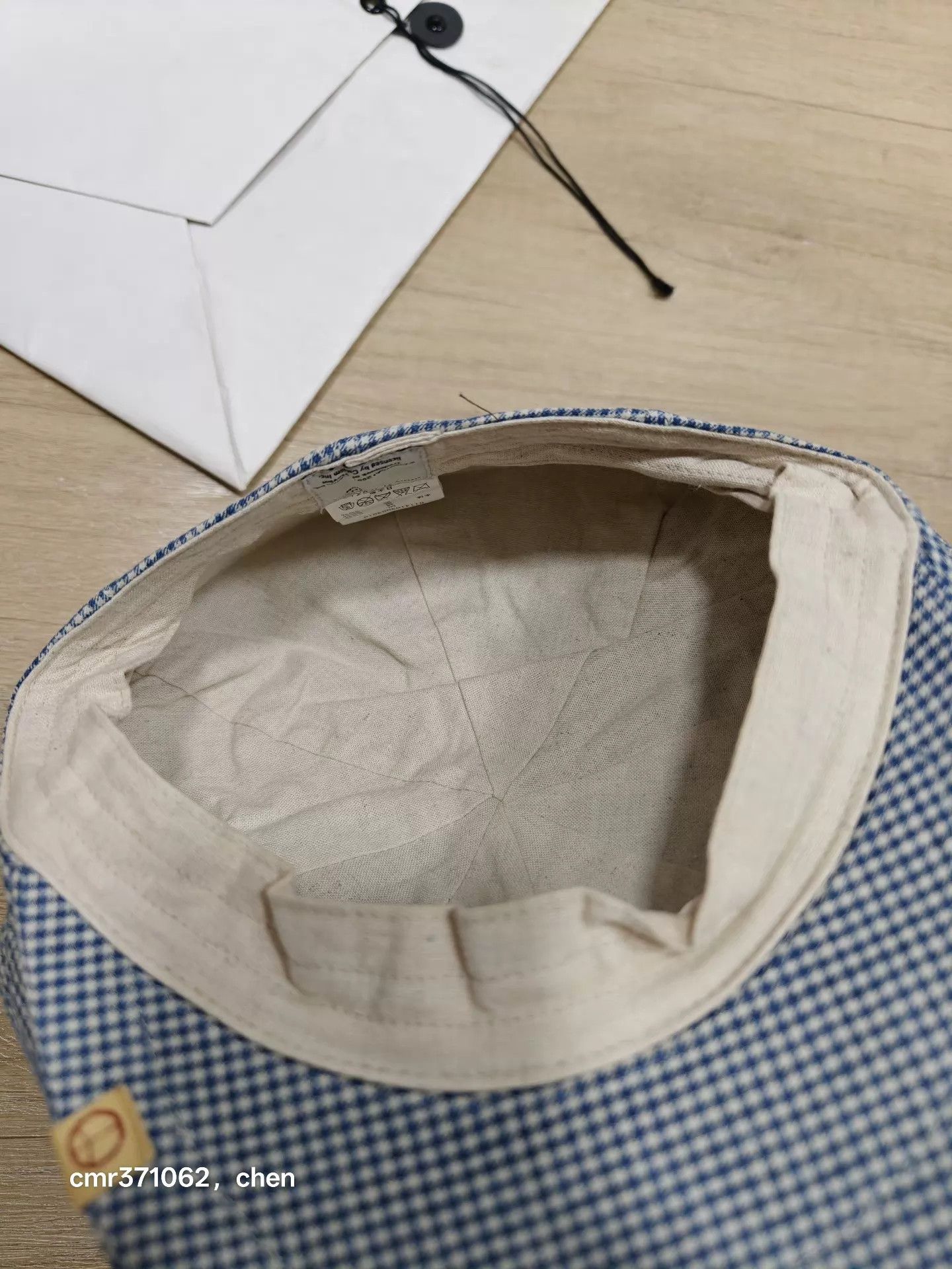 Visvim visvim 14ss goodwood cap white indigo check ml Size ONE SIZE - 6 Thumbnail