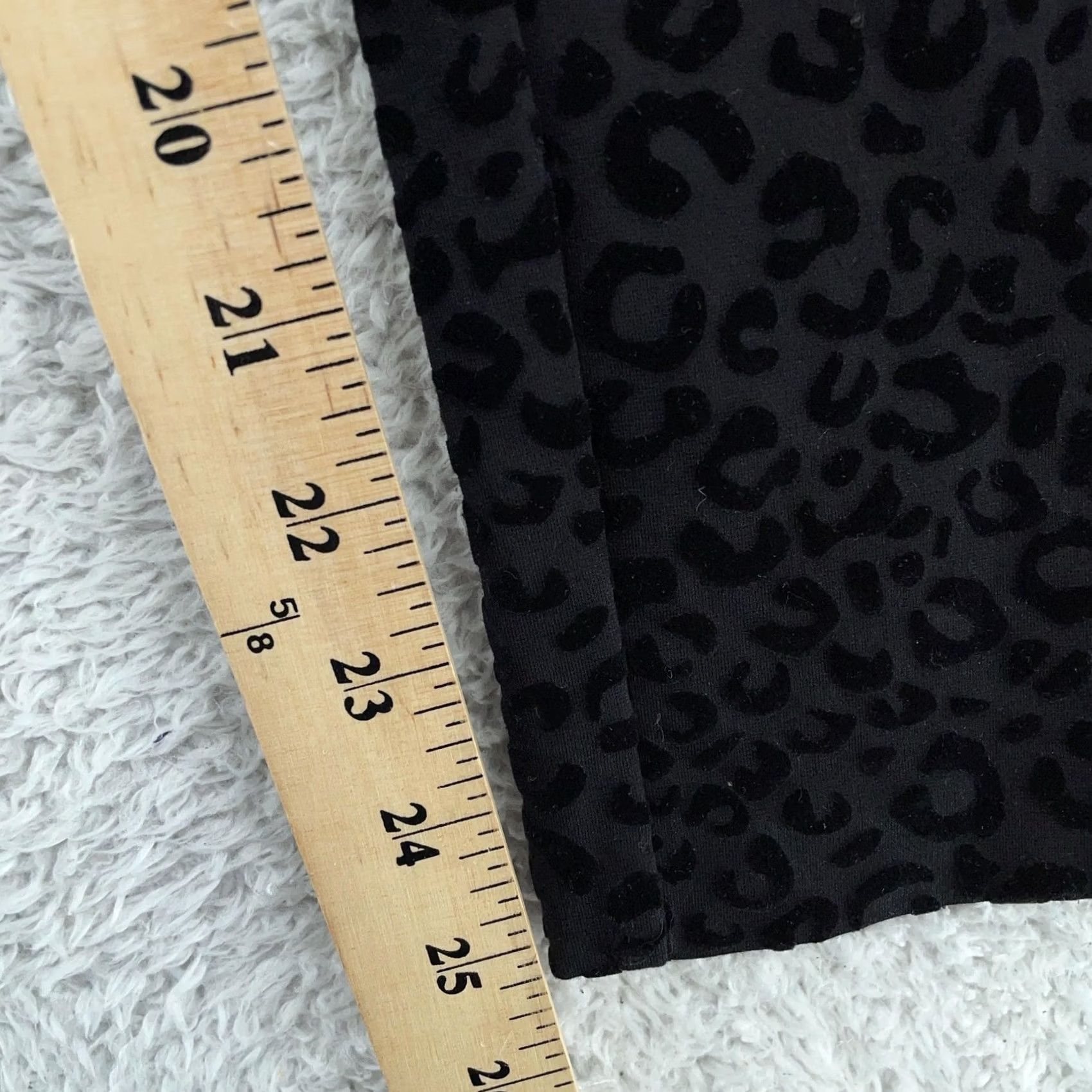 Michael Kors Michael Kors Leggings Womens Small Black Leopard Print Pull On Pants Size 28" / US 6 / IT 42 - 7 Thumbnail