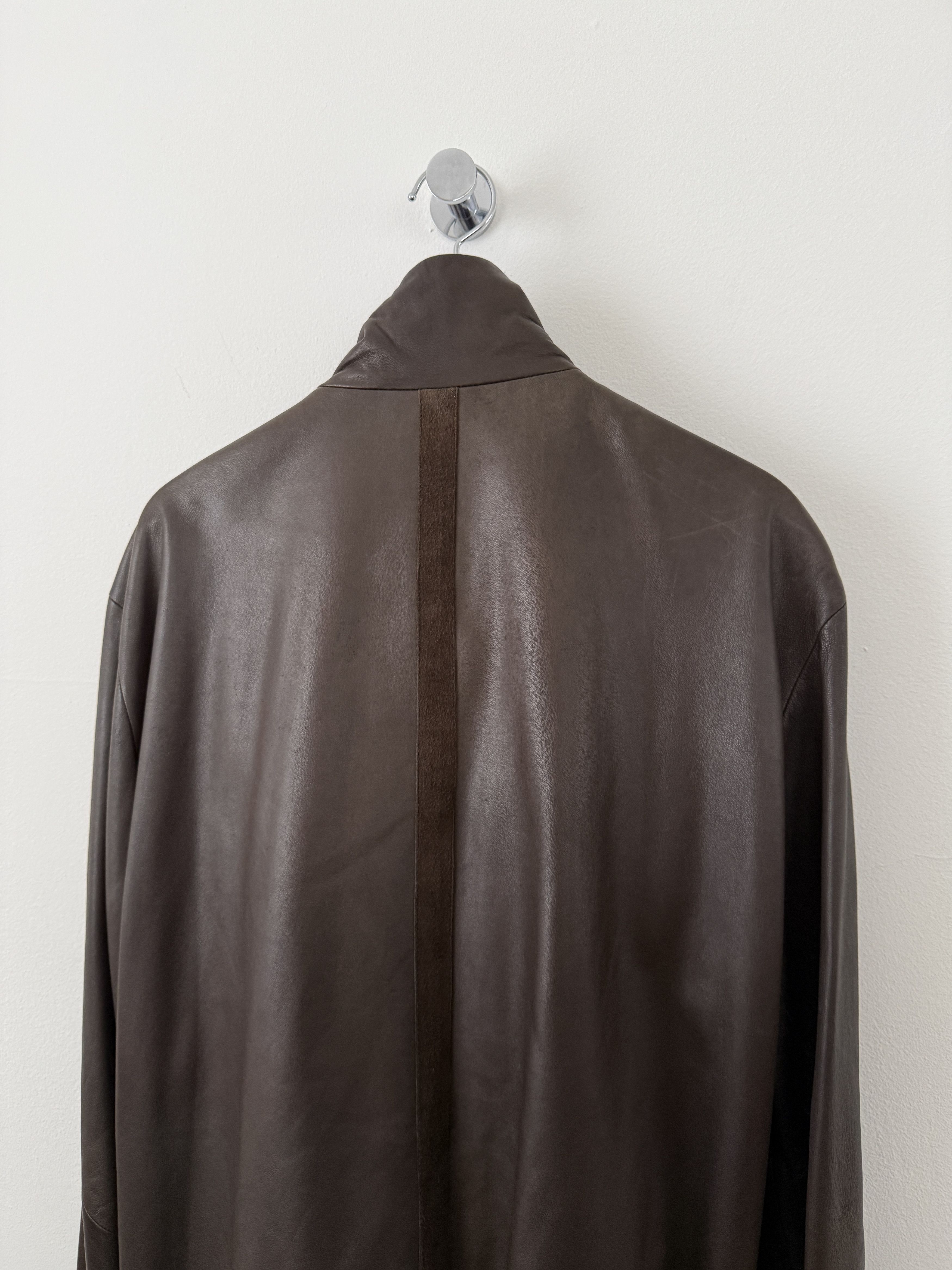 Armani Collezioni Lambskin Leather Zip Up Jacket Size US S / EU 44-46 / 1 - 13 Thumbnail