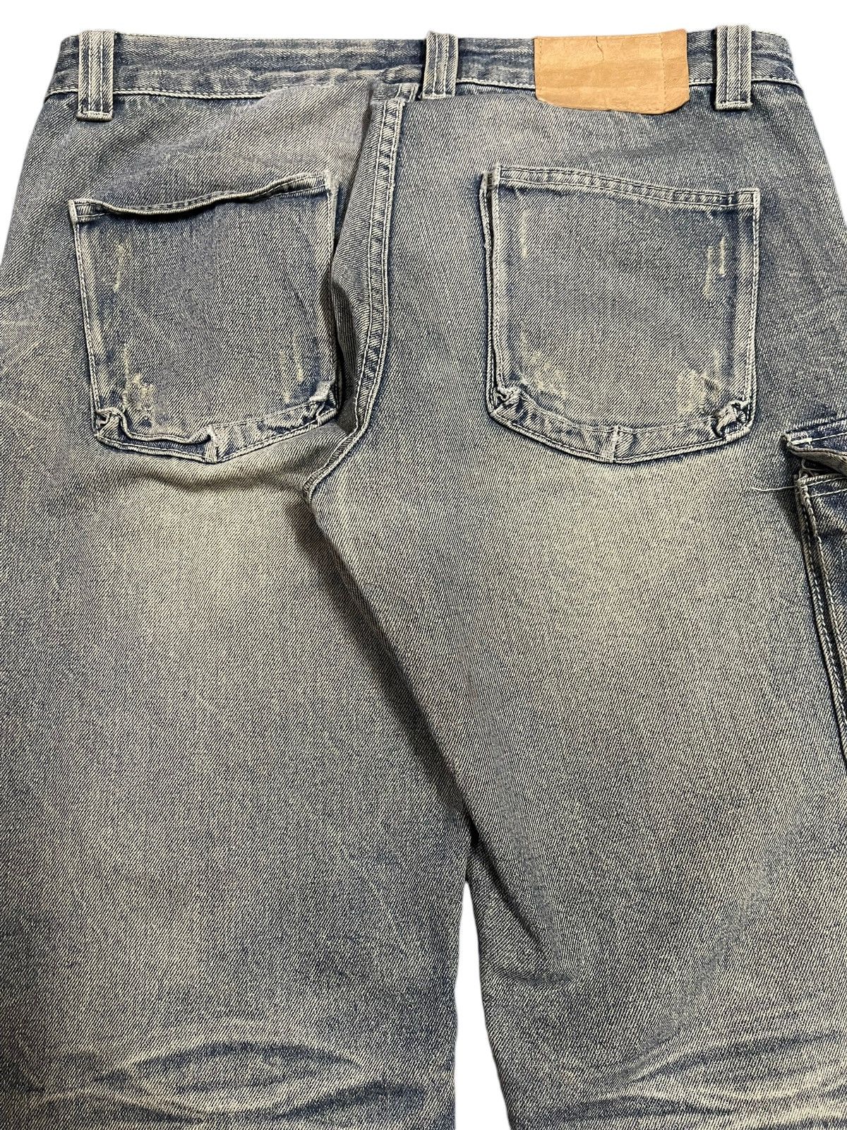 14th Addiction Vintage Japanese Brand Mud Wash Style Distress Jeans Size US 34 / EU 50 - 6 Thumbnail