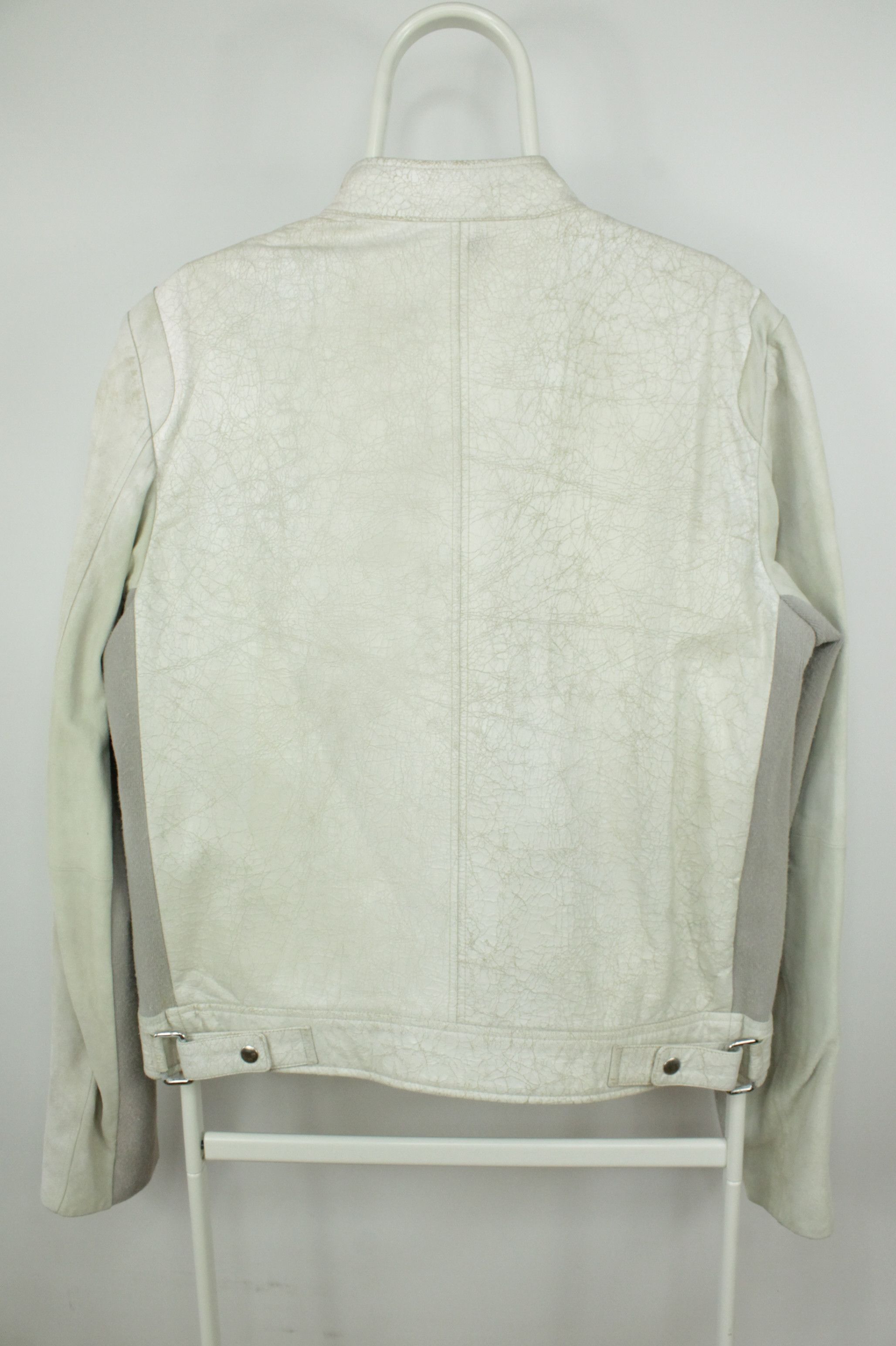 Diesel Diesel Black Gold Suede Leather Vintage Effect Chrome Jacket Size US M / EU 48-50 / 2 - 10 Thumbnail