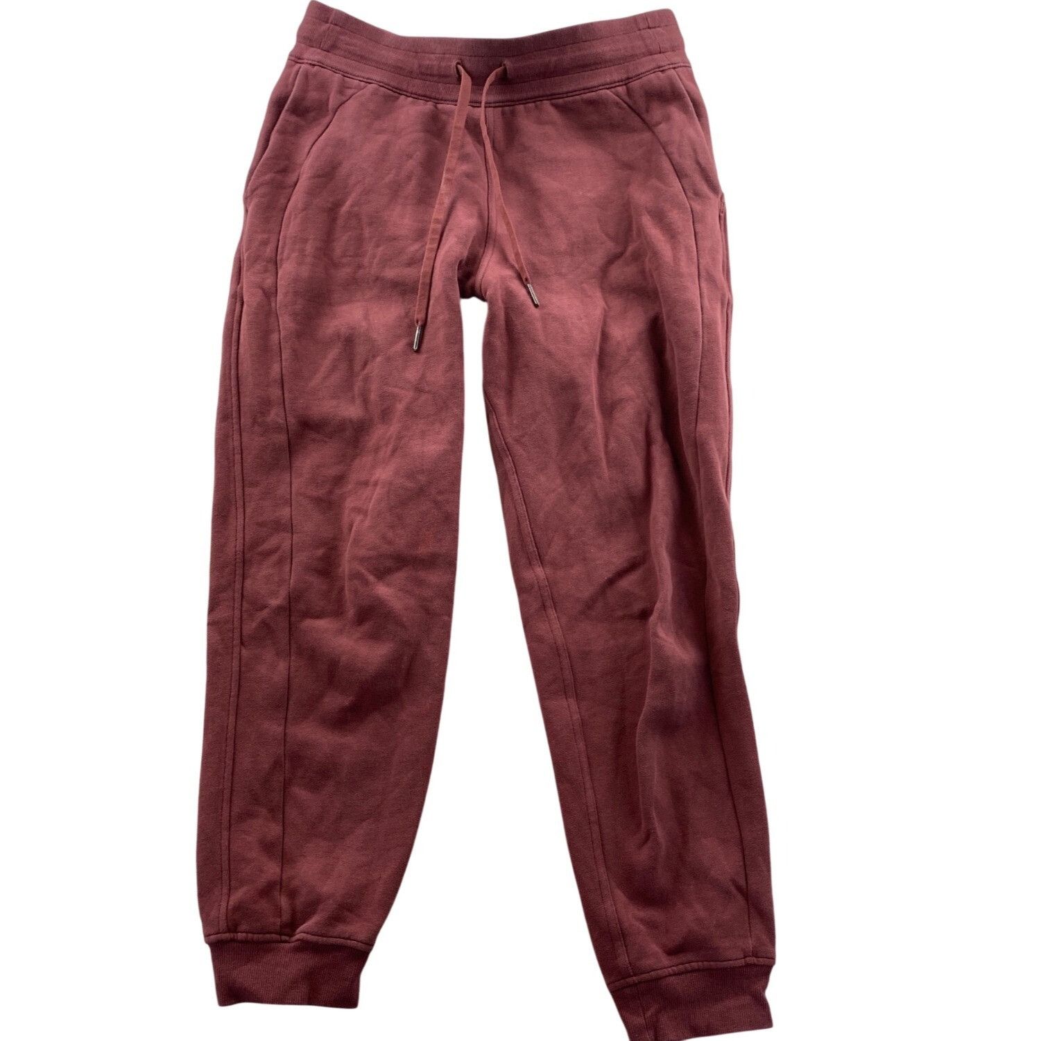 Lululemon Lululemon Womens Burgundy Joggers Size 8 Cotton Blend Elasti Size 30" / US 8 / IT 44 - 1 Thumbnail
