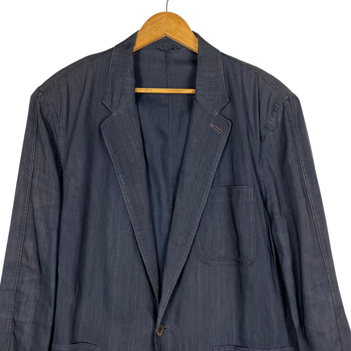 Other 🔥 Vintage Stefano Ottina Cotton Linen Blazer Made In Italy Size US M / EU 48-50 / 2 - 2 Thumbnail