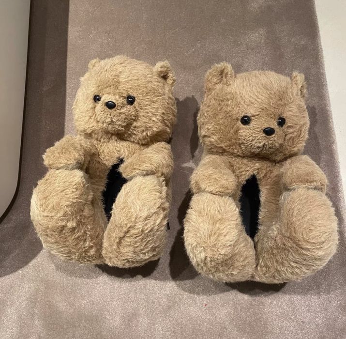 Vetements Vetements Fur Teddy Bear Slippers Grailed