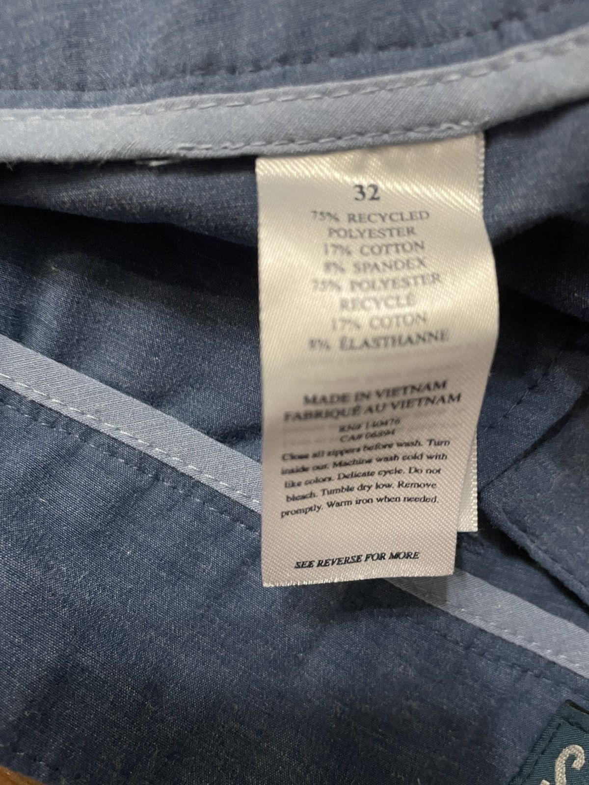 Faherty Faherty Blue Shorts (32 waist, 8 inch inseam) Size US 32 / EU 48 - 2 Thumbnail