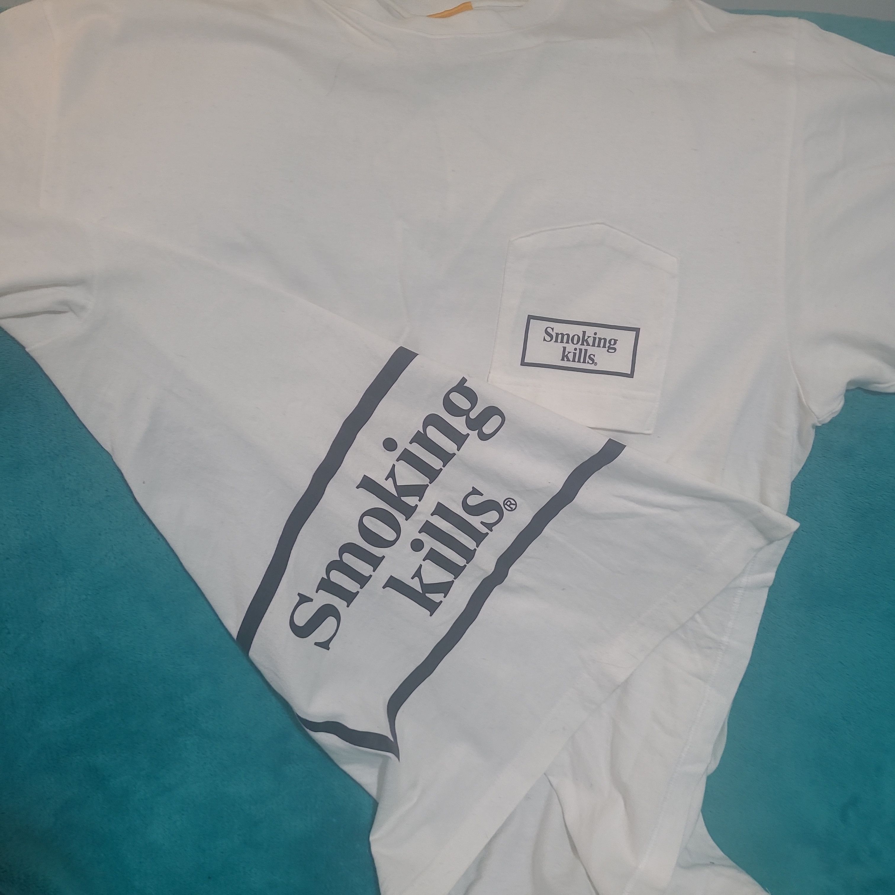 FR2 #FR2 SMOKING KILLS TSHIRT Size US XL / EU 56 / 4 - 4 Thumbnail