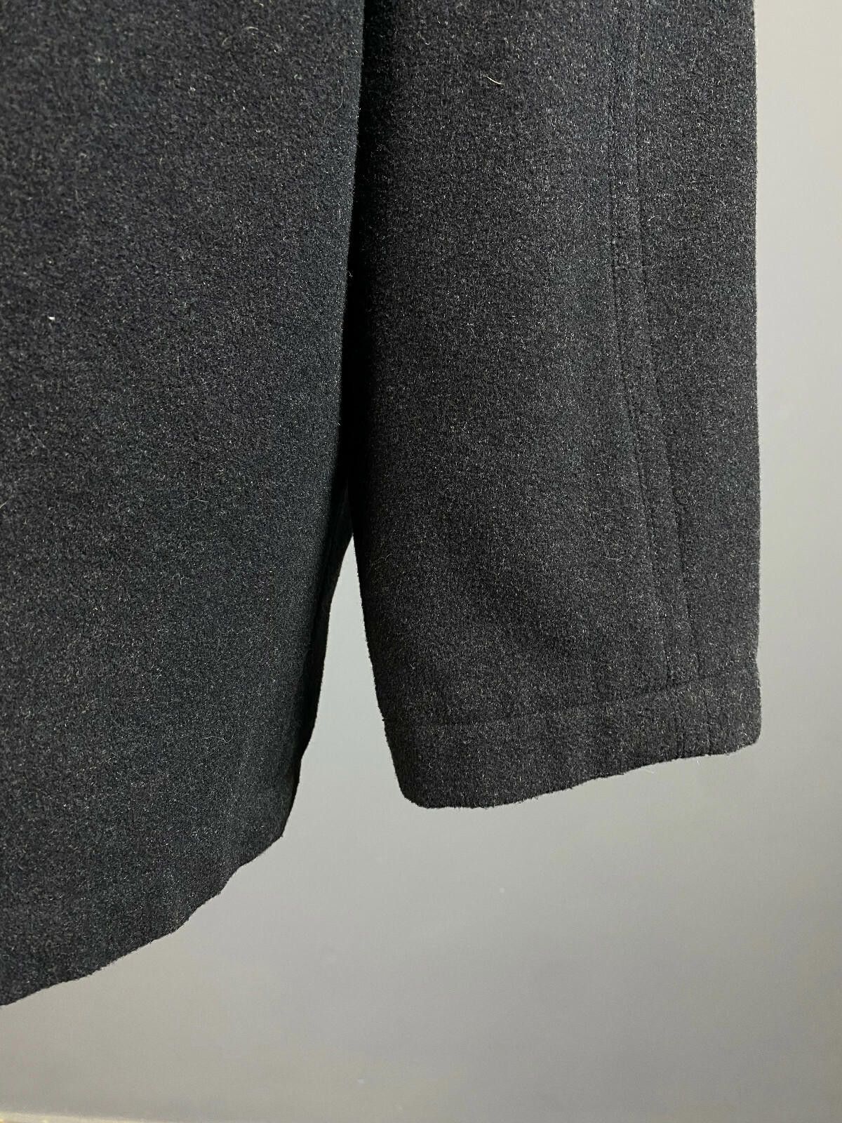 Lacoste Lacoste Black Wool Full Zip Collared Coat Jacket Size 56/6 Size US M / EU 48-50 / 2 - 7 Thumbnail