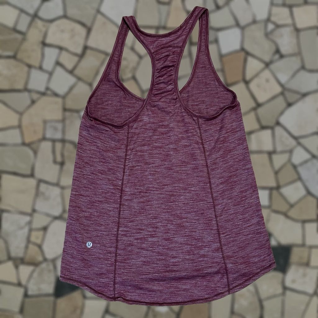 Lululemon Lululemon Wine Berry Sport Tank Women’s 2 Tank Top Sleeveless Racerback Slim Easy Care Breathable Quick Dry 2XS? Size XS / US 0-2 / IT 36-38 - 1 Thumbnail