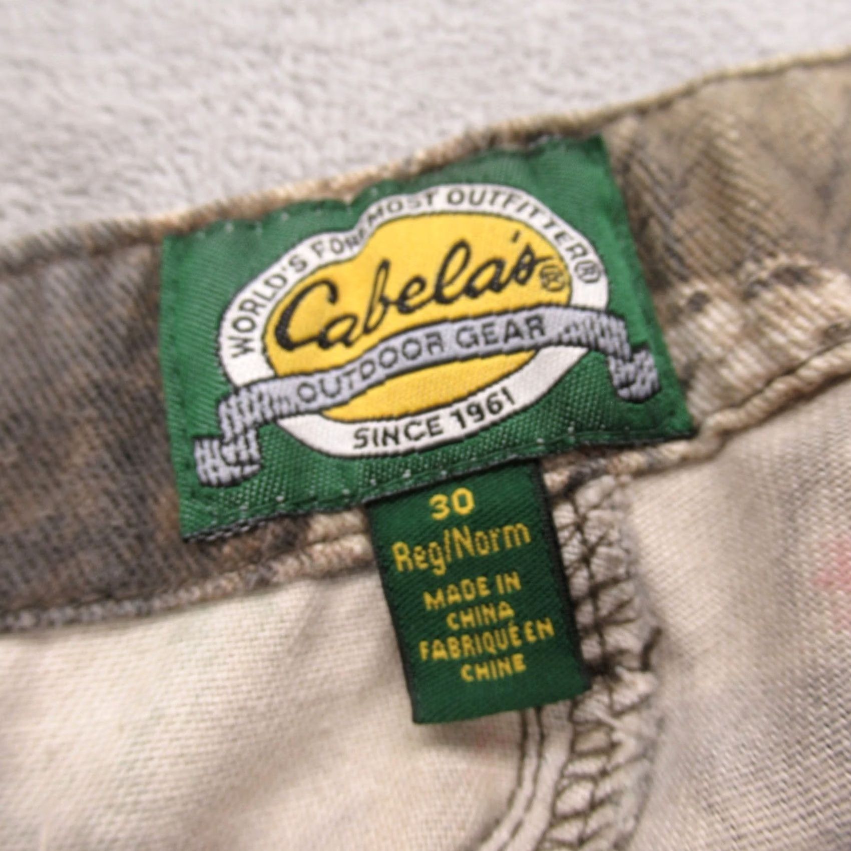 Vintage Cabelas Pants Mens 30x31 Green Realtree Camo Adjustable Waist Hunting Cargo Size US 30 / EU 46 - 5 Thumbnail