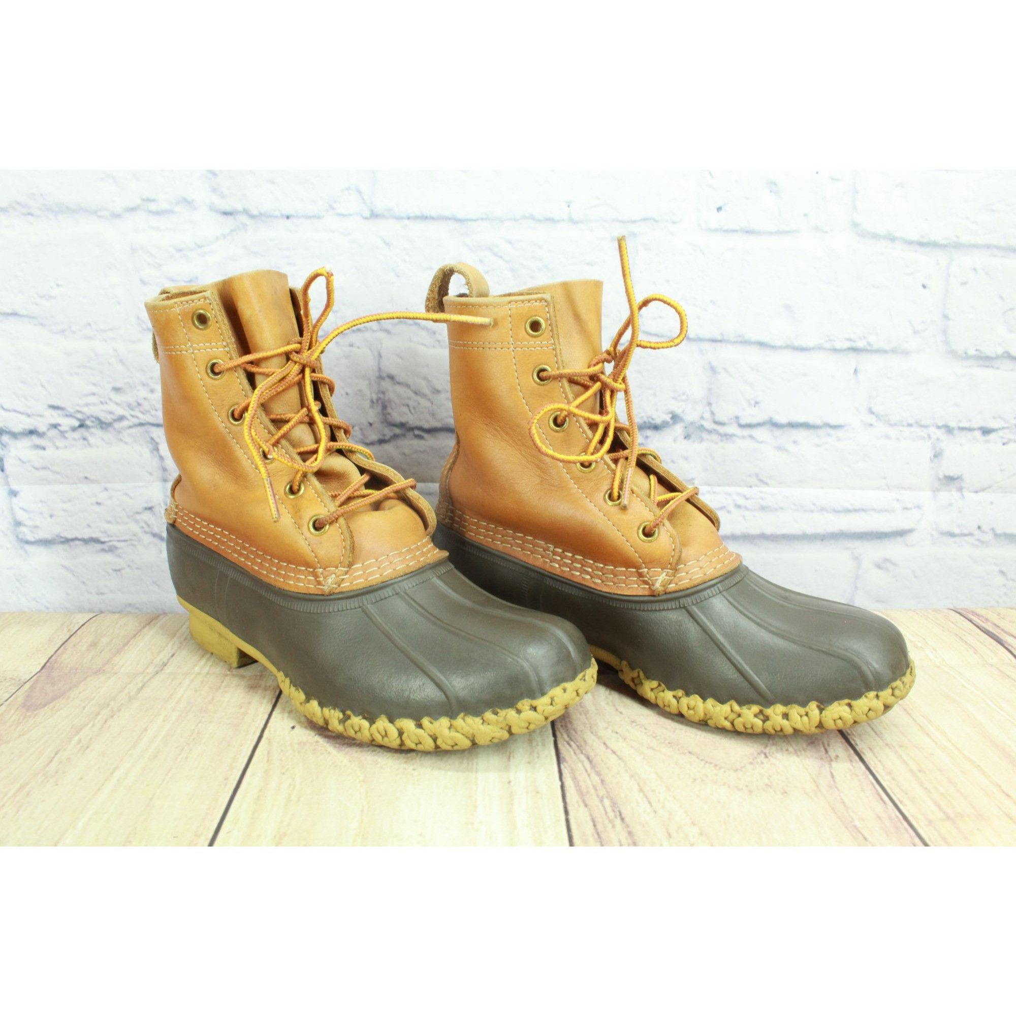 L.L. Bean LL Bean Brown Unlined Ankle Duck Boots Leather 7 Size US 7 / IT 37 - 3 Thumbnail