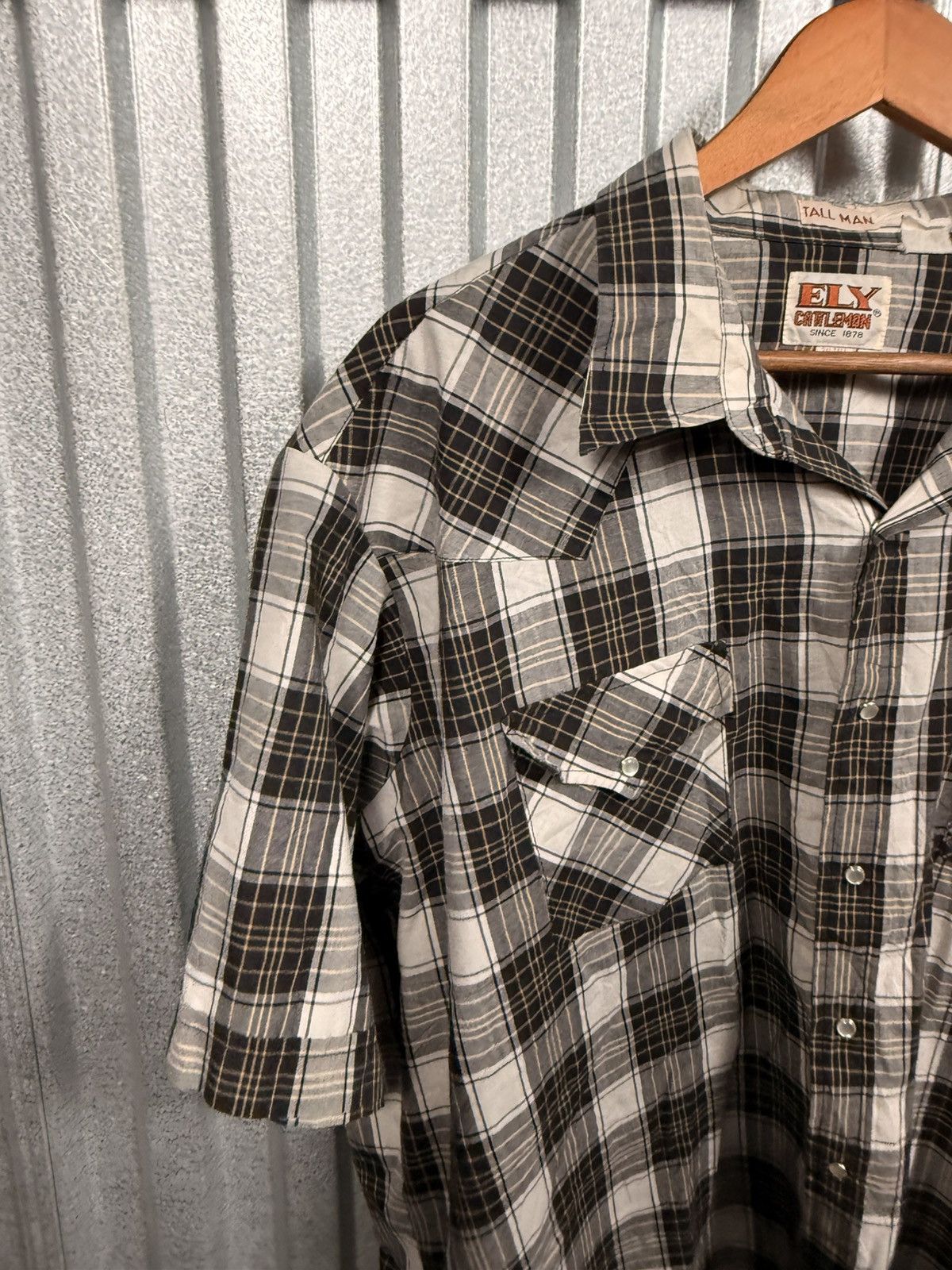 Other Vintage Ely Cattleman Tall Pearl Snap Western Button Up Size US XXL / EU 58 / 5 - 4 Thumbnail