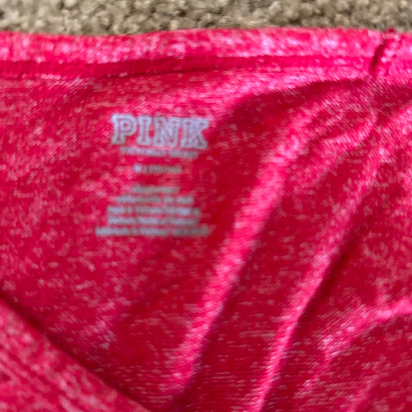 Pink VS Pink Let’s Get Cozy Pajama Top Sz M Size ONE SIZE - 3 Thumbnail