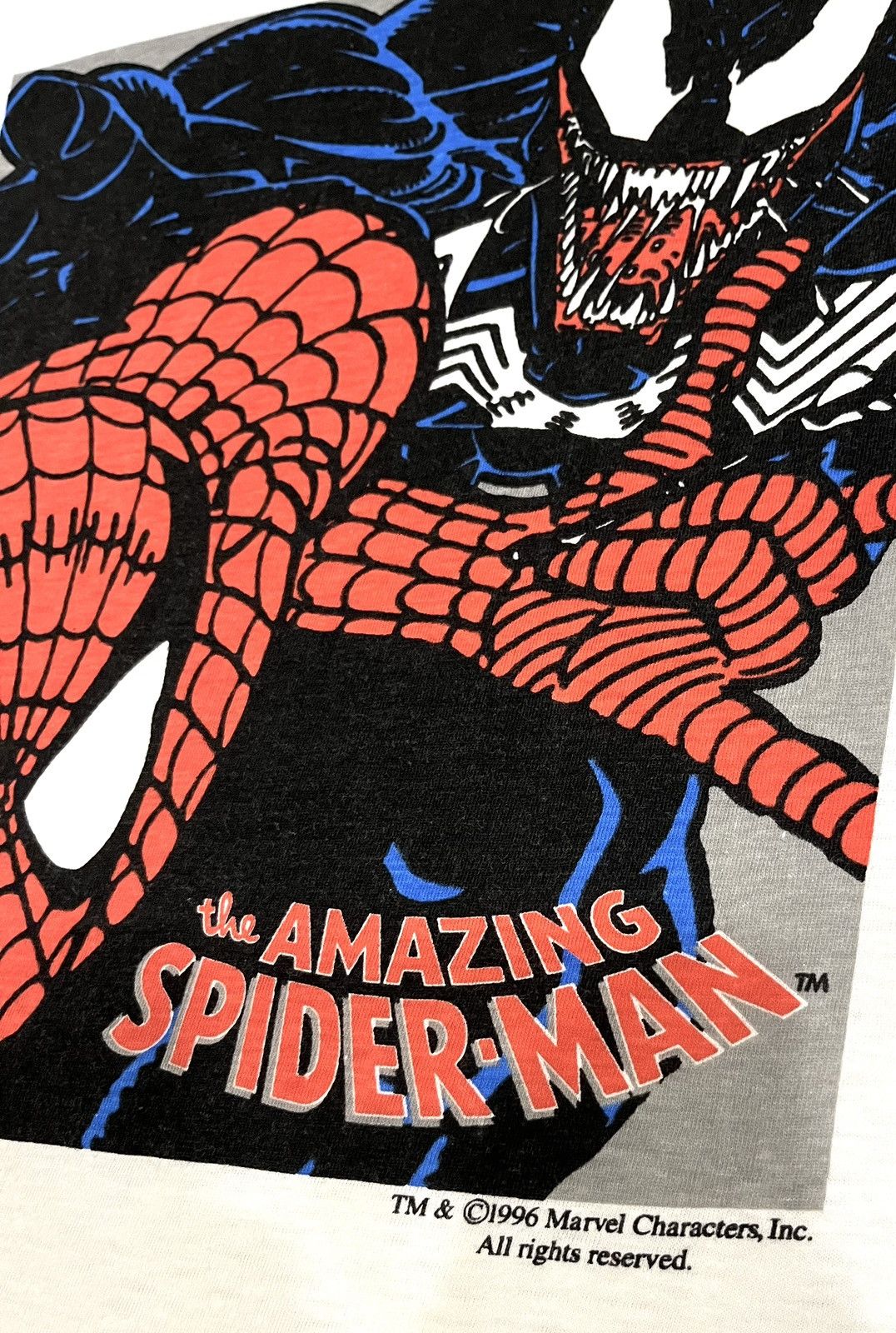 Marvel Comics × Vintage VINTAGE 90s AMAZING SPIDERMAN VENOM MARVEL COMICS TSHIRT Size US M / EU 48-50 / 2 - 6 Thumbnail