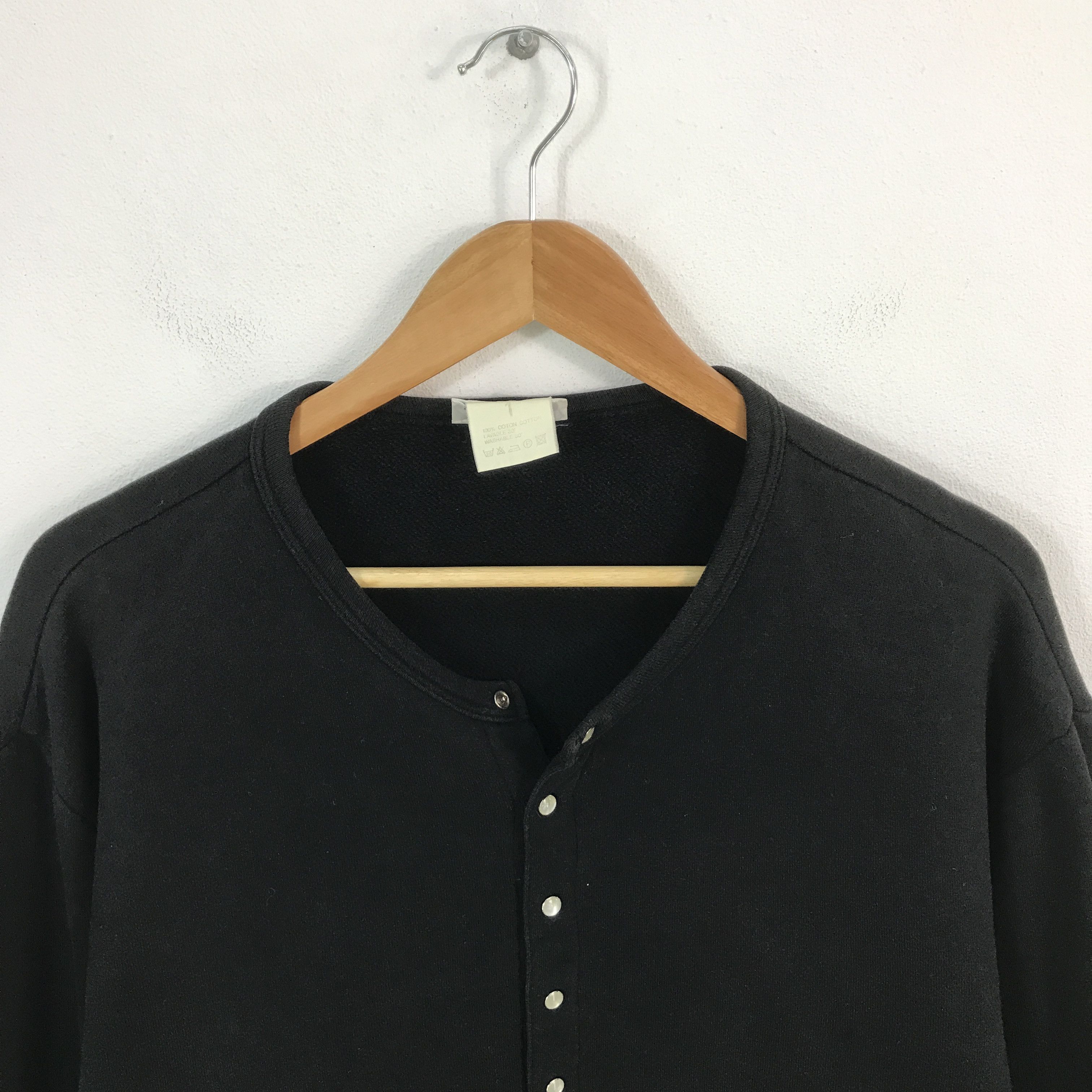 Japanese Brand × agnes b. agnes b. homme oversize design snap button sweatshirt Size US L / EU 52-54 / 3 - 2 Thumbnail