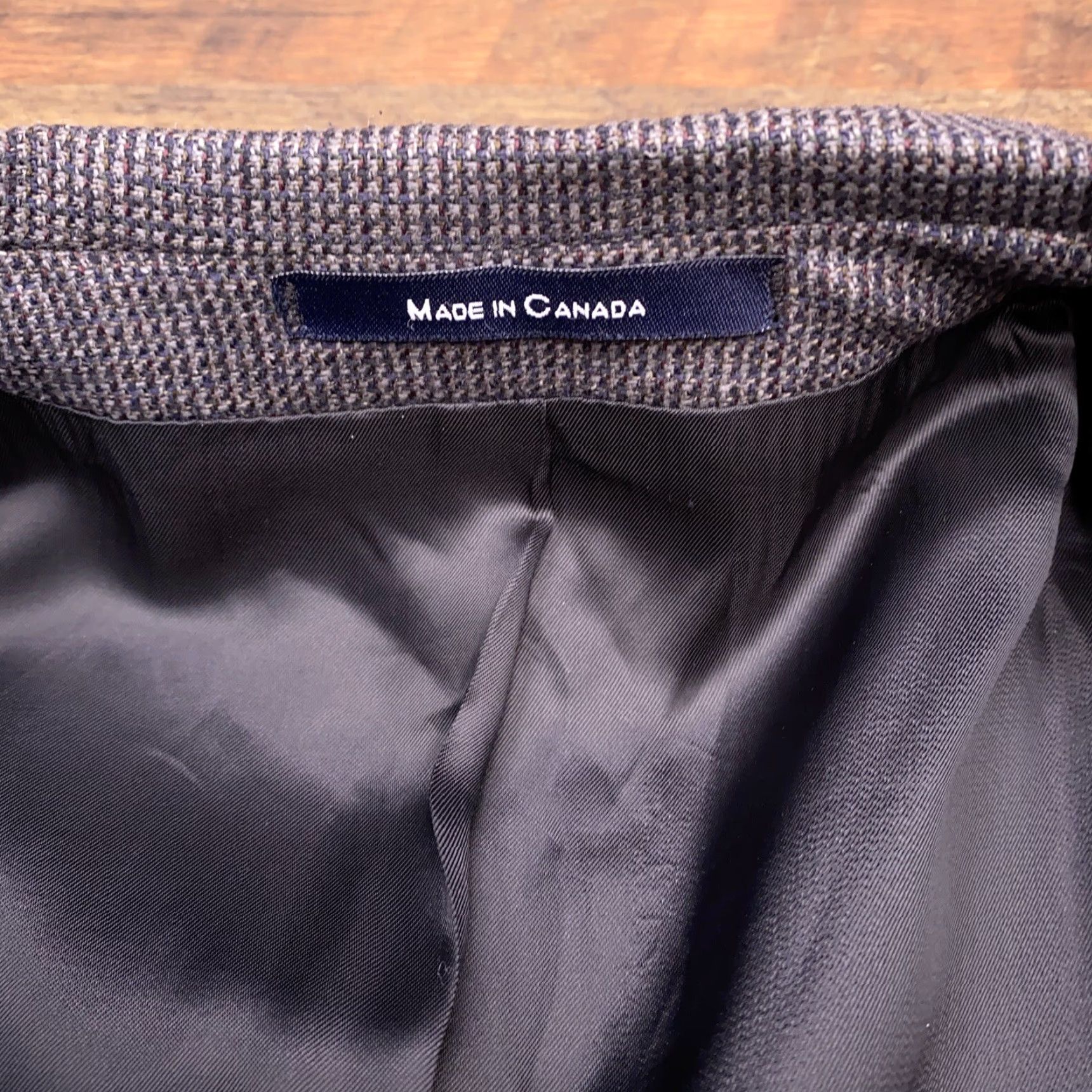 Ralph Lauren VINTAGE Ralph Lauren Sport Coat Blazer Wool Blue 46R Men Single-Breasted Notch Lapel 2-Button Plaid Dress Coat Jacket Size 46R - 4 Thumbnail