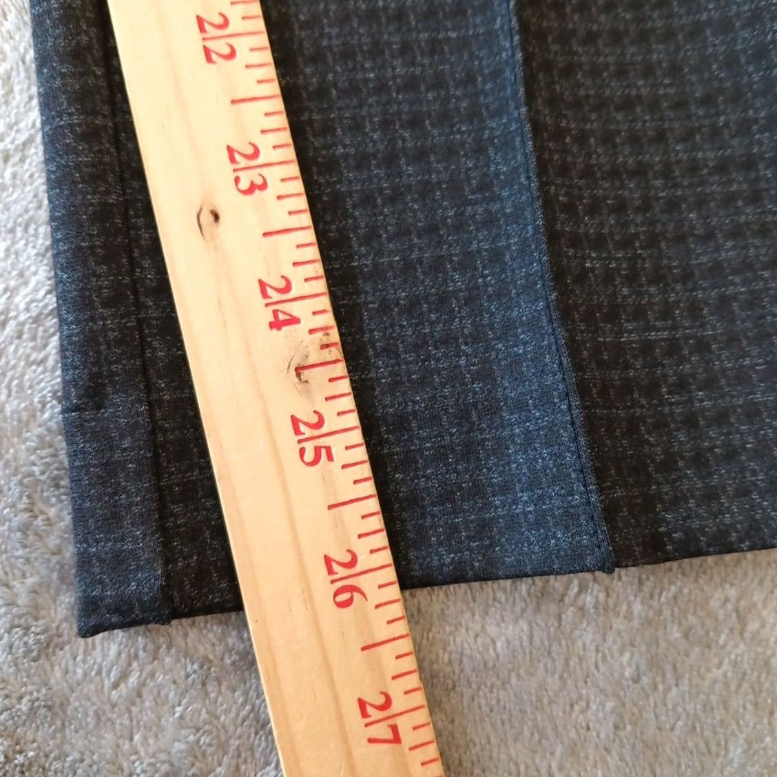 Vintage Zac & Rachel Pants Womens Medium Blue Geometric Pull On Stretch Ankle Straight Size 32" / US 10 / IT 46 - 6 Thumbnail