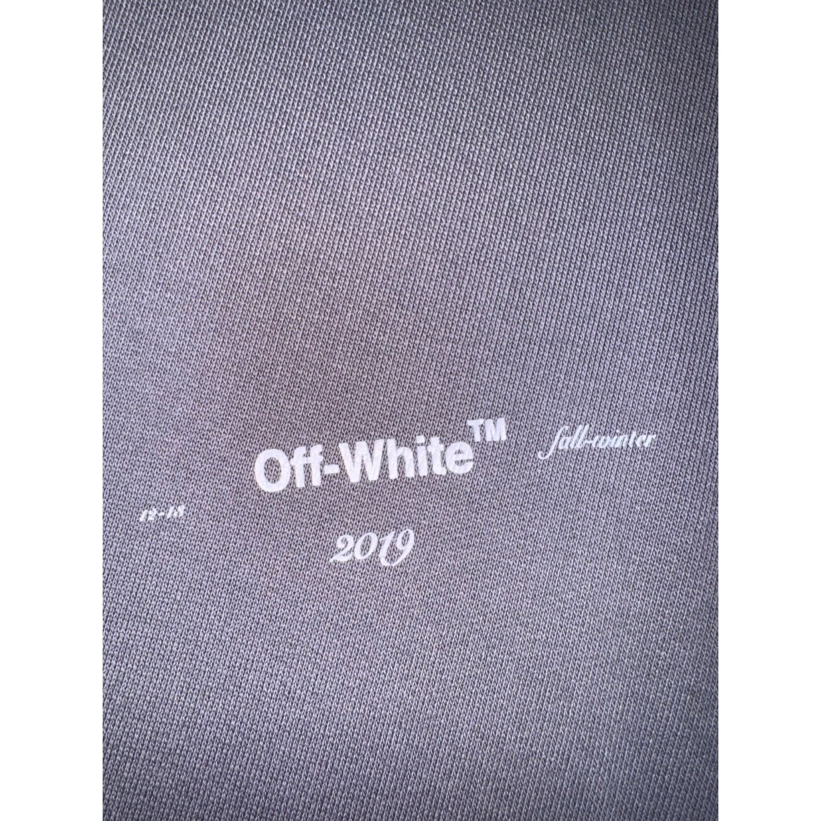 Off-White OFF White off-white Fall Winter Grey Longsleeve Sweatshirt M Size US M / EU 48-50 / 2 - 4 Thumbnail
