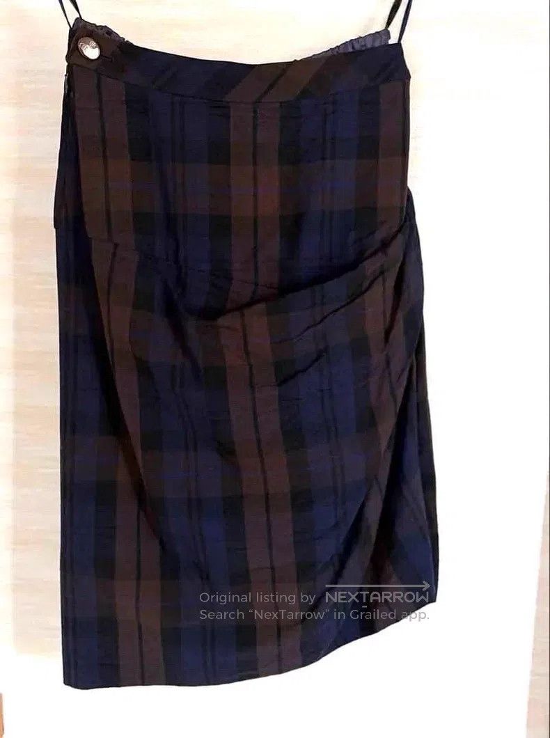Vivienne Westwood Vivienne Westwood Ultra Rare Asymmetrical Plaid Tailored S Size M / US 6-8 / IT 42-44 - 3 Thumbnail