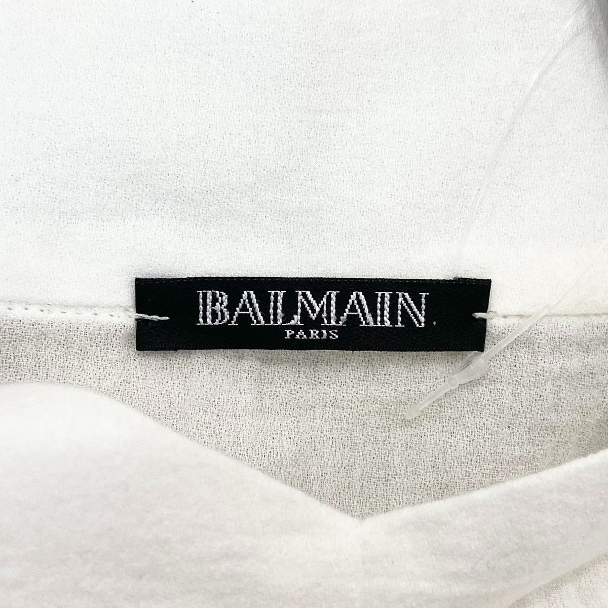 Balmain Balmain white off-shoulder short shirt Size XS / US 0-2 / IT 36-38 - 3 Thumbnail