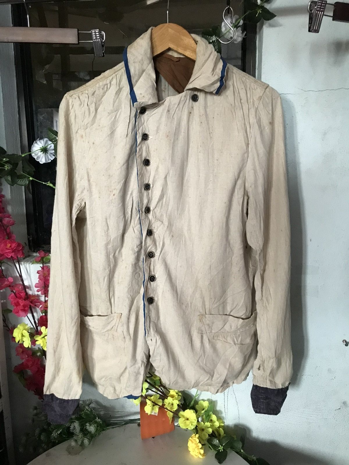 Kapital Vintage Kapital Asymetrial Jacket Button Up Size US S / EU 44-46 / 1 - 1 Thumbnail
