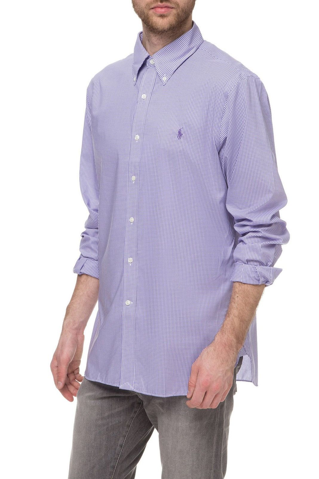 Ralph Lauren Ralph Lauren Mens Slim Checked Stretch LS Button Down Shirt Size US L / EU 52-54 / 3 - 2 Thumbnail
