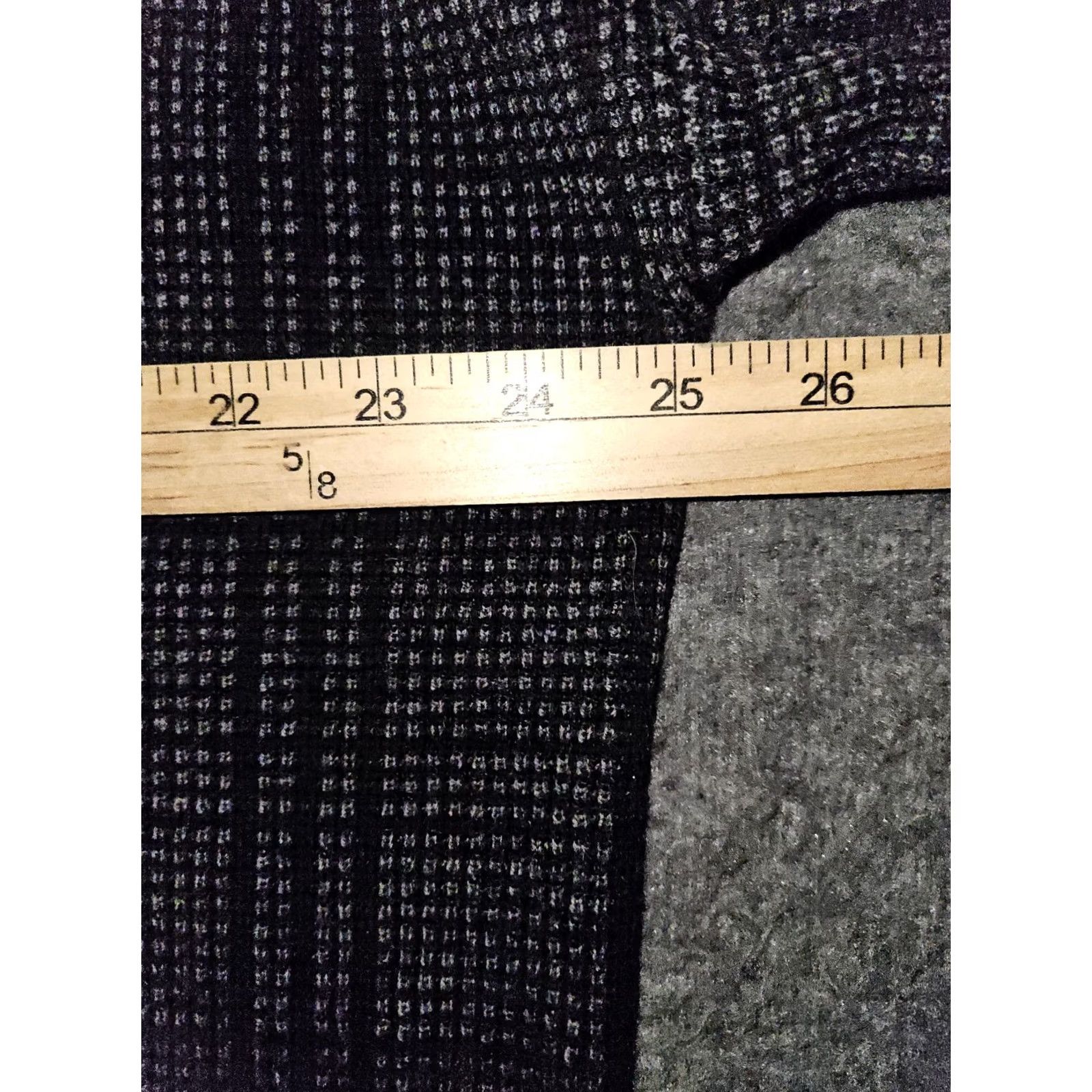 Vintage VINTAGE Brandini Sweater Wool Plaid V-Neck Long Sleeve Black 90s Preppy Men L Black Mens Size US L / EU 52-54 / 3 - 4 Thumbnail