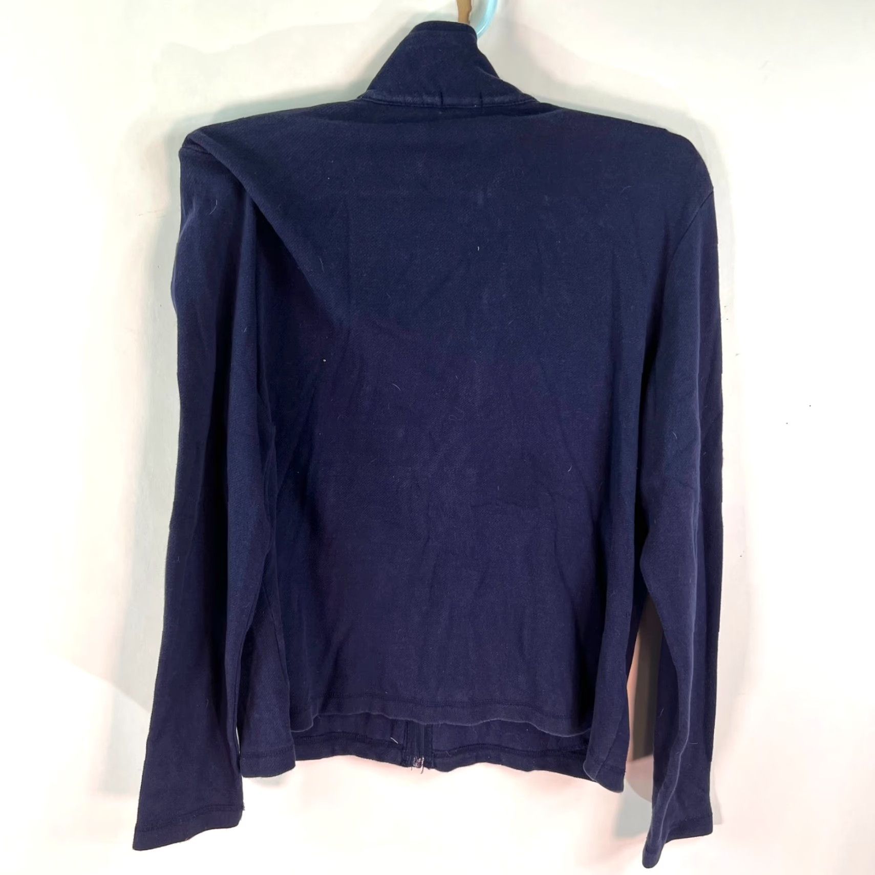 Vintage VINTAGE Danskin Now Zipper Fleece Jacket Womens 14 Blue Stripes Pockets Jacket Body Pocket Zipper Pockets Size XL / US 12-14 / IT 48-50 - 5 Thumbnail