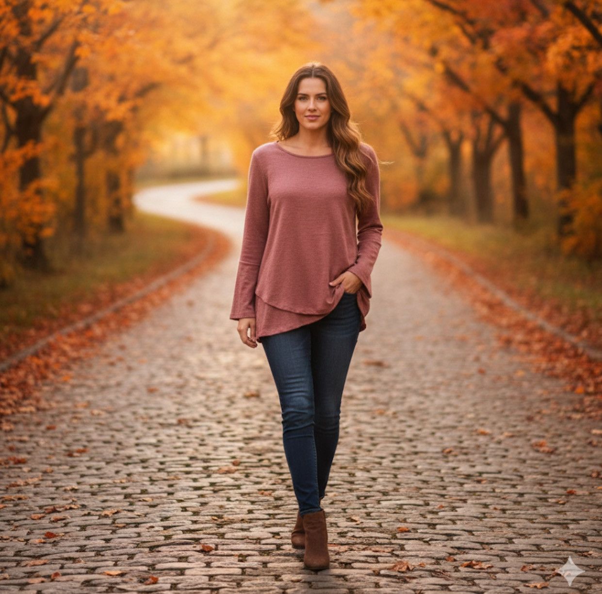 Other Mind Code Women’s Berry Maroon Asymmetrical Pullover SweateR Size US L / EU 52-54 / 3 - 1 Thumbnail