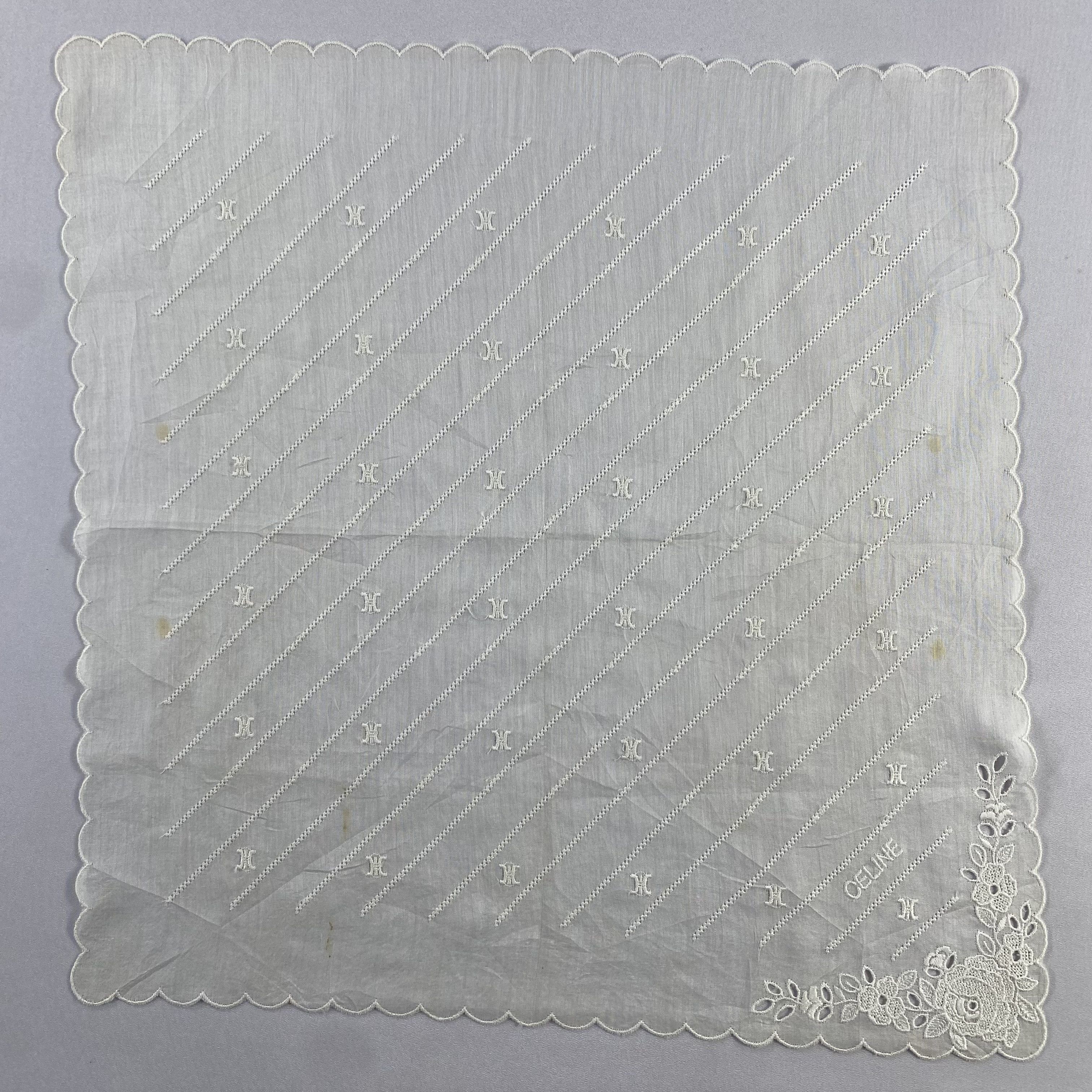 Celine × Vintage Celine Bandana/ Handkerchief / Neckerchief-P1753 Size ONE SIZE - 1 Thumbnail