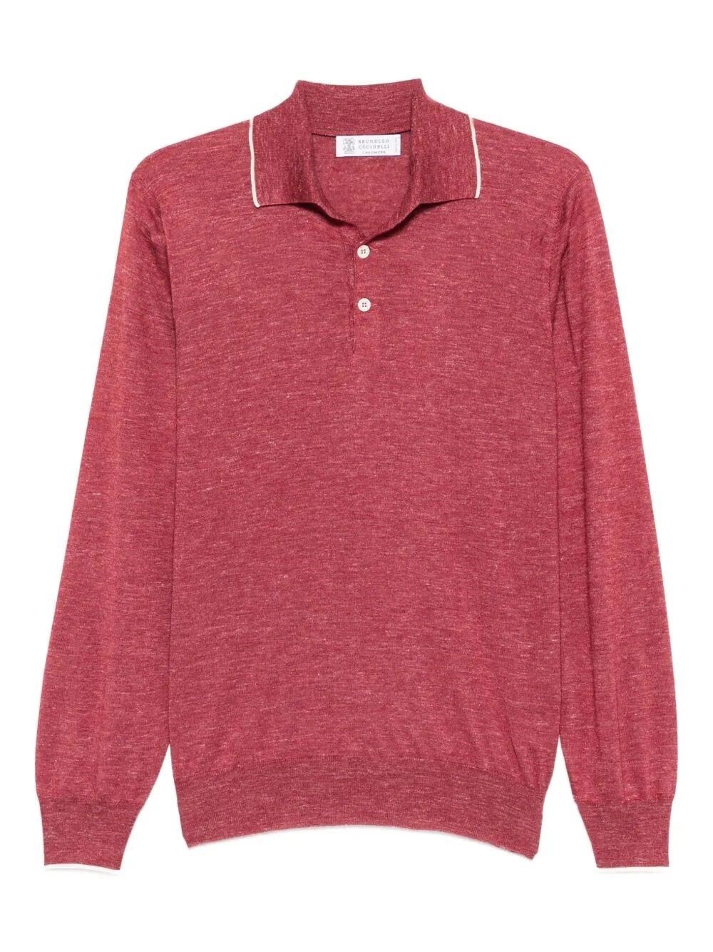 Brunello Cucinelli Long Sleeve Polo Size US XL / EU 56 / 4 - 1 Thumbnail