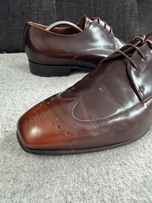 Barker Barker England Oxford Derby Leather Brown Lace Ups 9,5 44 Size US 11 / EU 44 - 9 Thumbnail