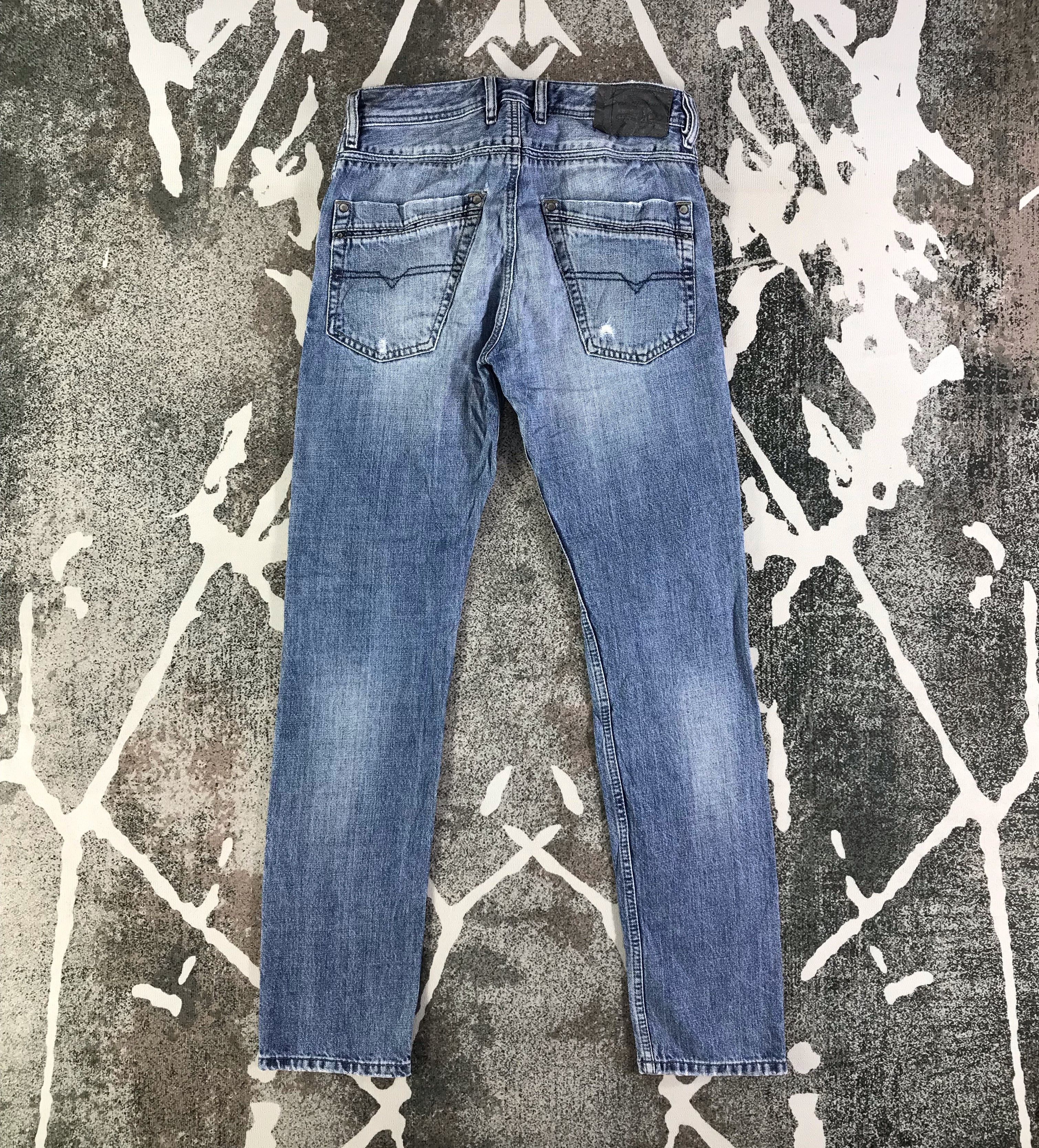 Diesel Distressed Diesel Faded Blue Jeans KJ2008 Size 27" / US 4 / IT 40 - 2 Thumbnail