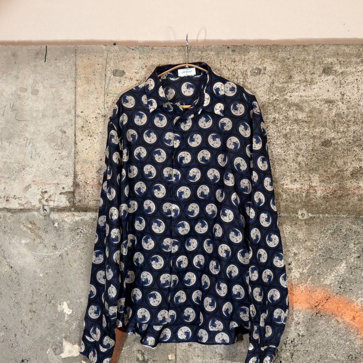 Off-White Moon graphic silk button up Size US XL / EU 56 / 4 - 1 Thumbnail