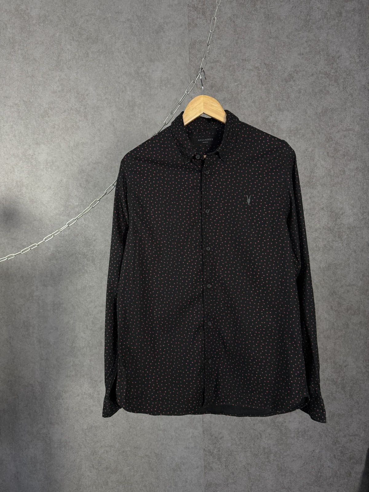 Allsaints Allsaints designer monogram shirt Size US M / EU 48-50 / 2 - 1 Thumbnail
