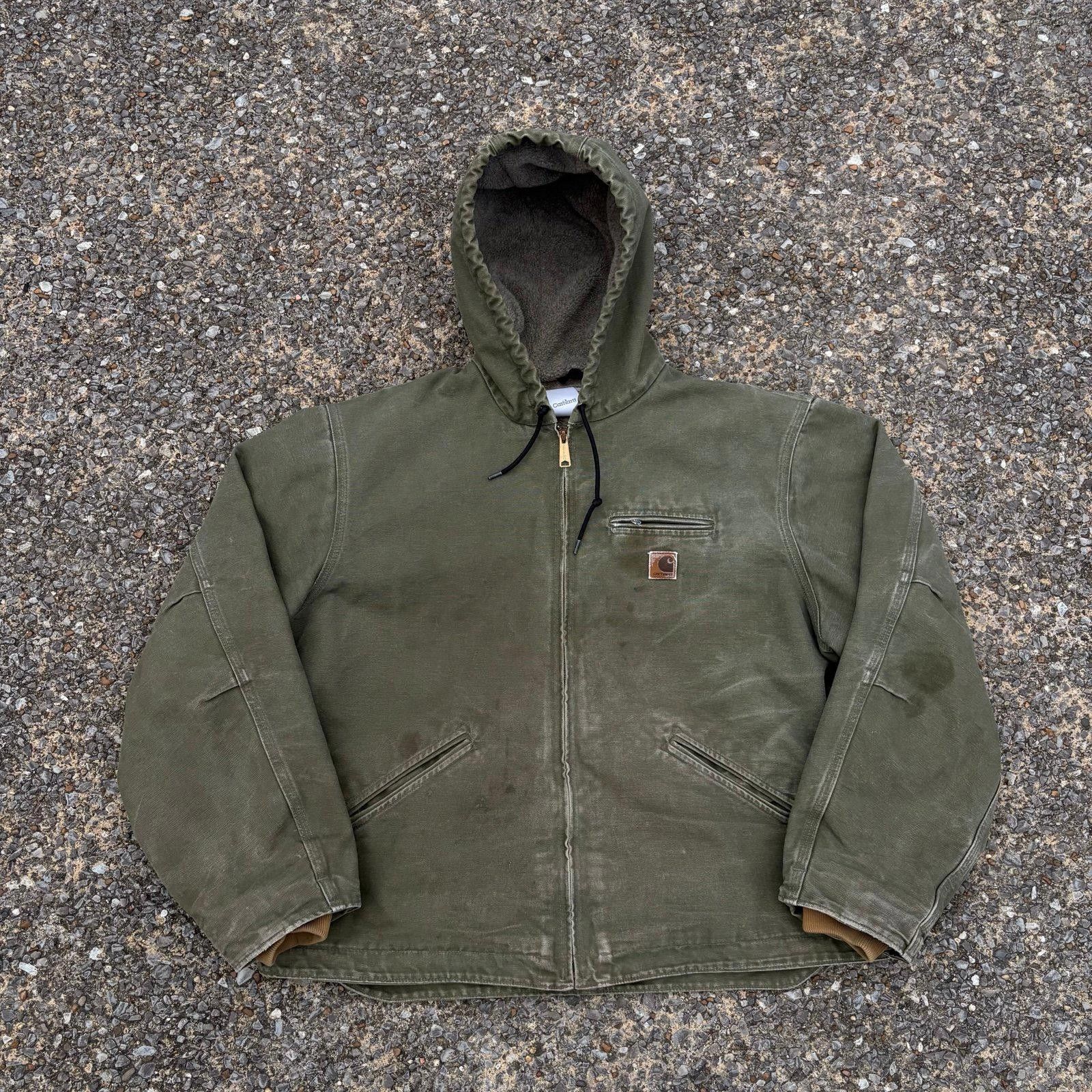 Carhartt Vintage Moss Green Carhartt jacket Size US XL / EU 56 / 4 - 1 Thumbnail