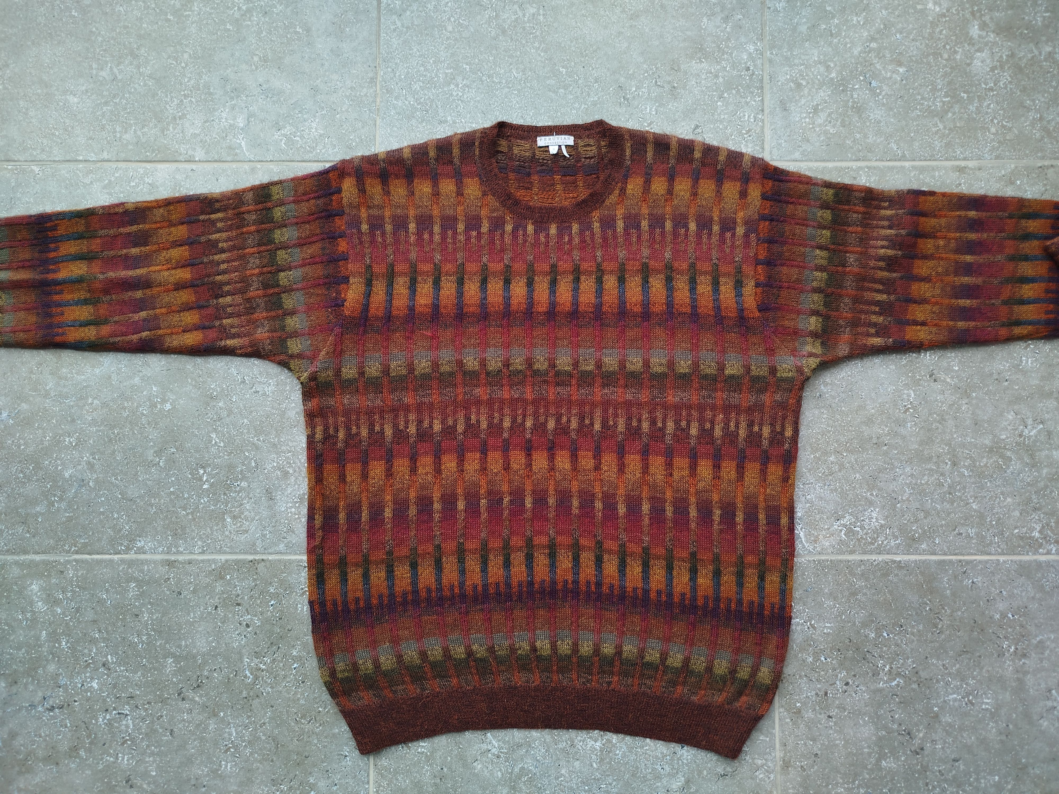 Vintage Peruvian Connection Sweater Crew Neck Alpaca Ethnic Size US M / EU 48-50 / 2 - 3 Thumbnail