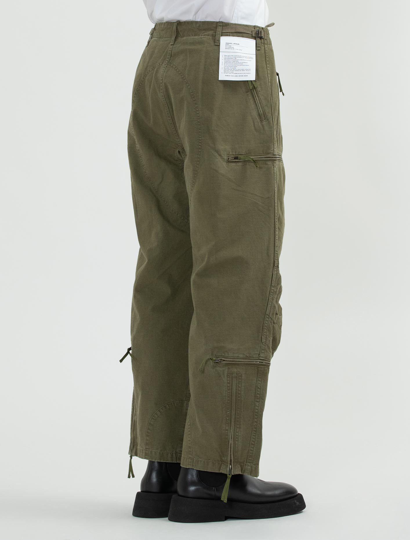 R13 UNWORN* R13 Khaki Flight Cargo Pants Size US 31 - 13 Thumbnail