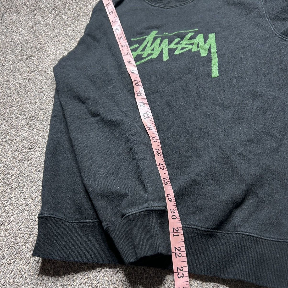 Stussy × Vintage Stussy logo black crewneck sweater sz xs Size US XS / EU 42 / 0 - 8 Thumbnail