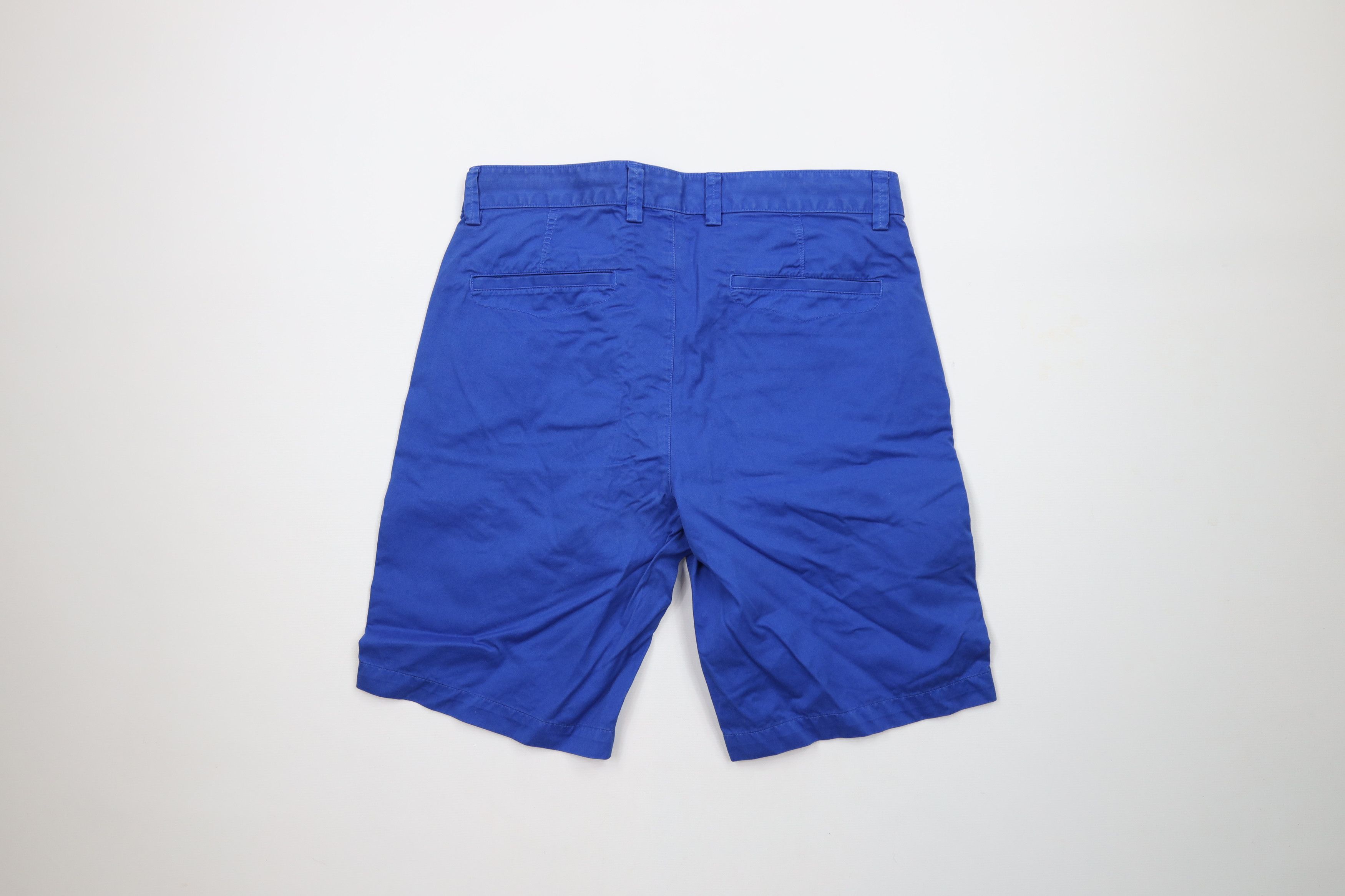 Robert Graham × Vintage Robert Graham Above Knee Front Golf Chino Shorts Blue Cotton Size US 30 / EU 46 - 9 Thumbnail