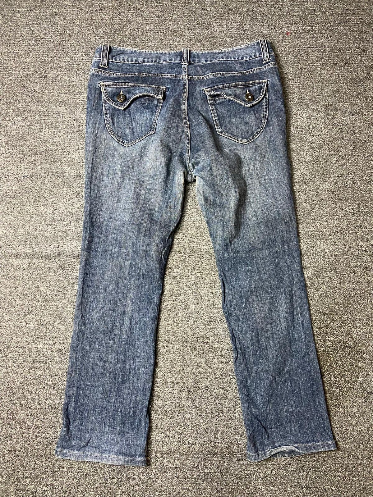 Japanese Brand × Vintage THEORIA Japanese Brand Distressed Denim Jeans (132) Size US 36 / EU 52 - 2 Thumbnail
