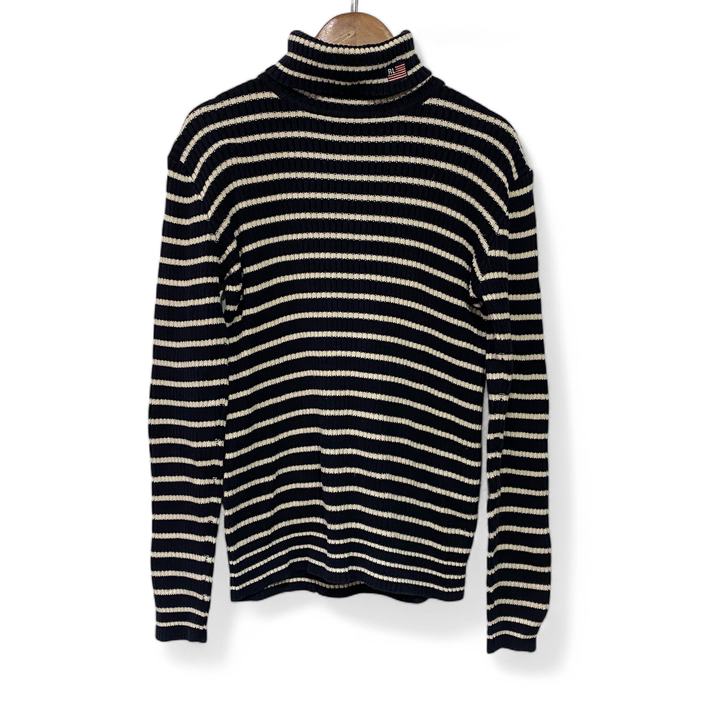 Polo Ralph Lauren Vintage Ralph Lauen Polo Jeans Stripe Knit Sweater Size US S / EU 44-46 / 1 - 1 Thumbnail