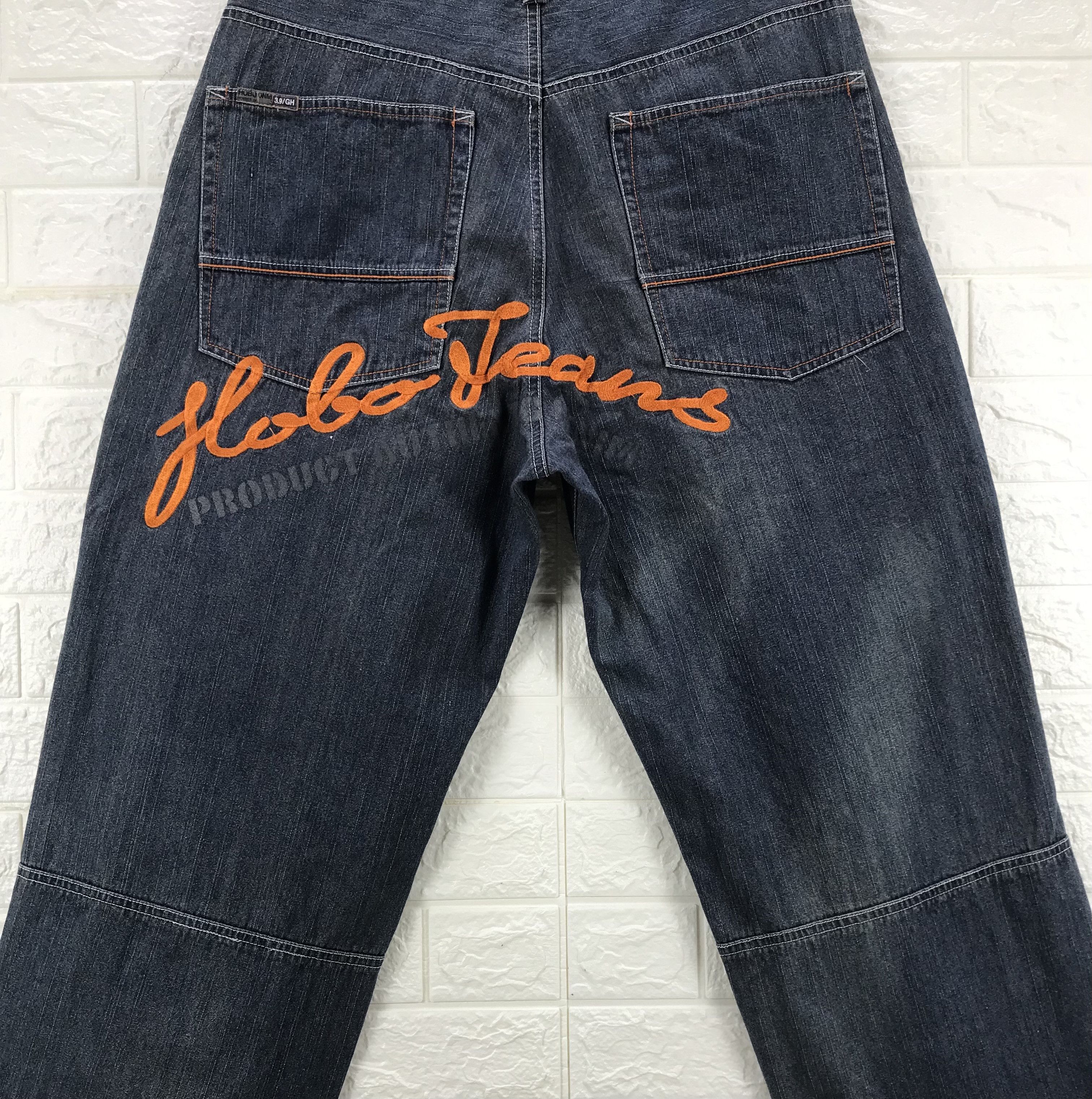 Hobo Vintage Hobo Embroidered Wide Baggy Jeans Size US 32 / EU 48 - 3 Thumbnail