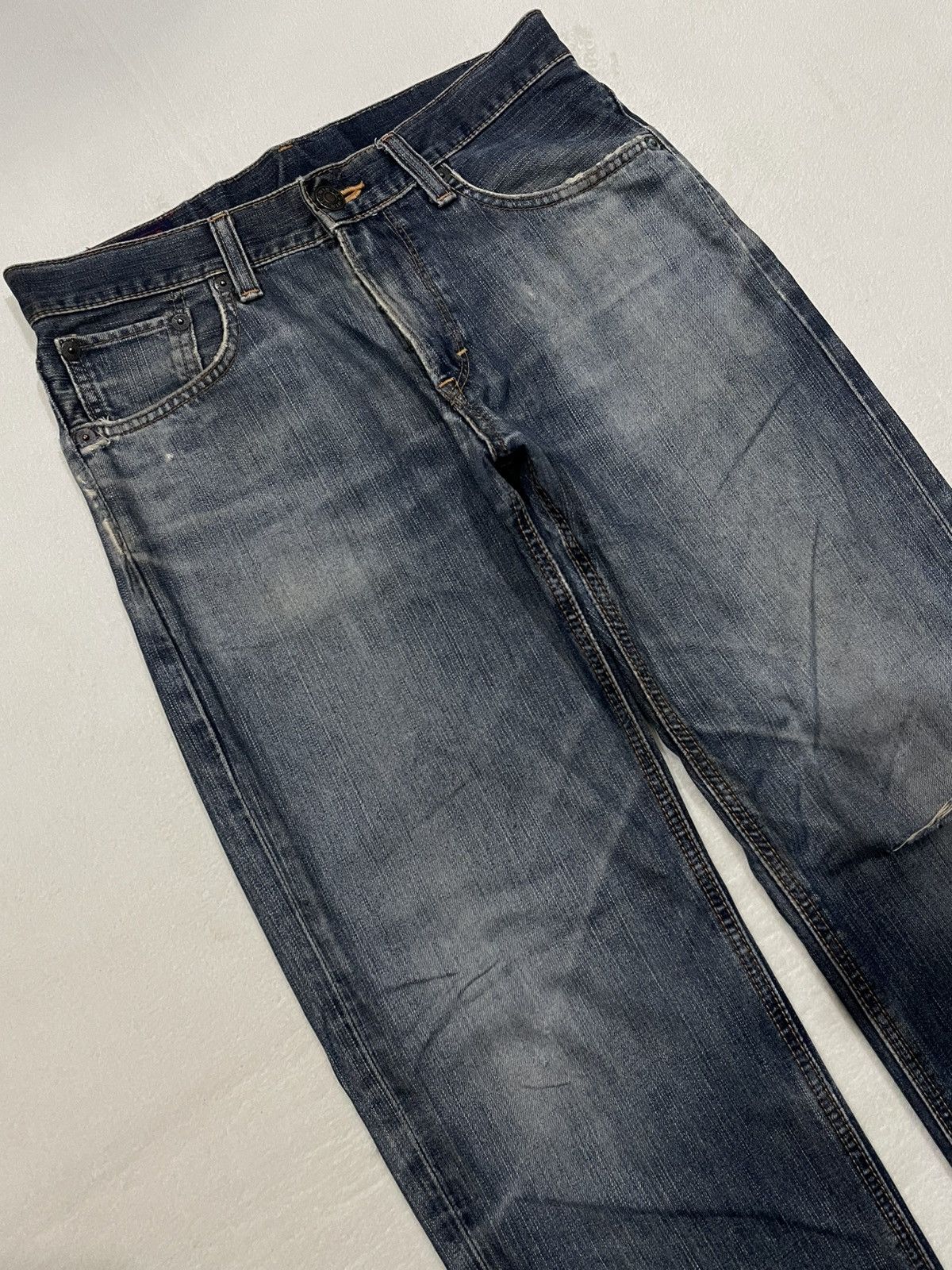 Edwin Vintage Edwin 503 Japanese Brand Distressed Mudwash Faded Size US 33 - 6 Thumbnail