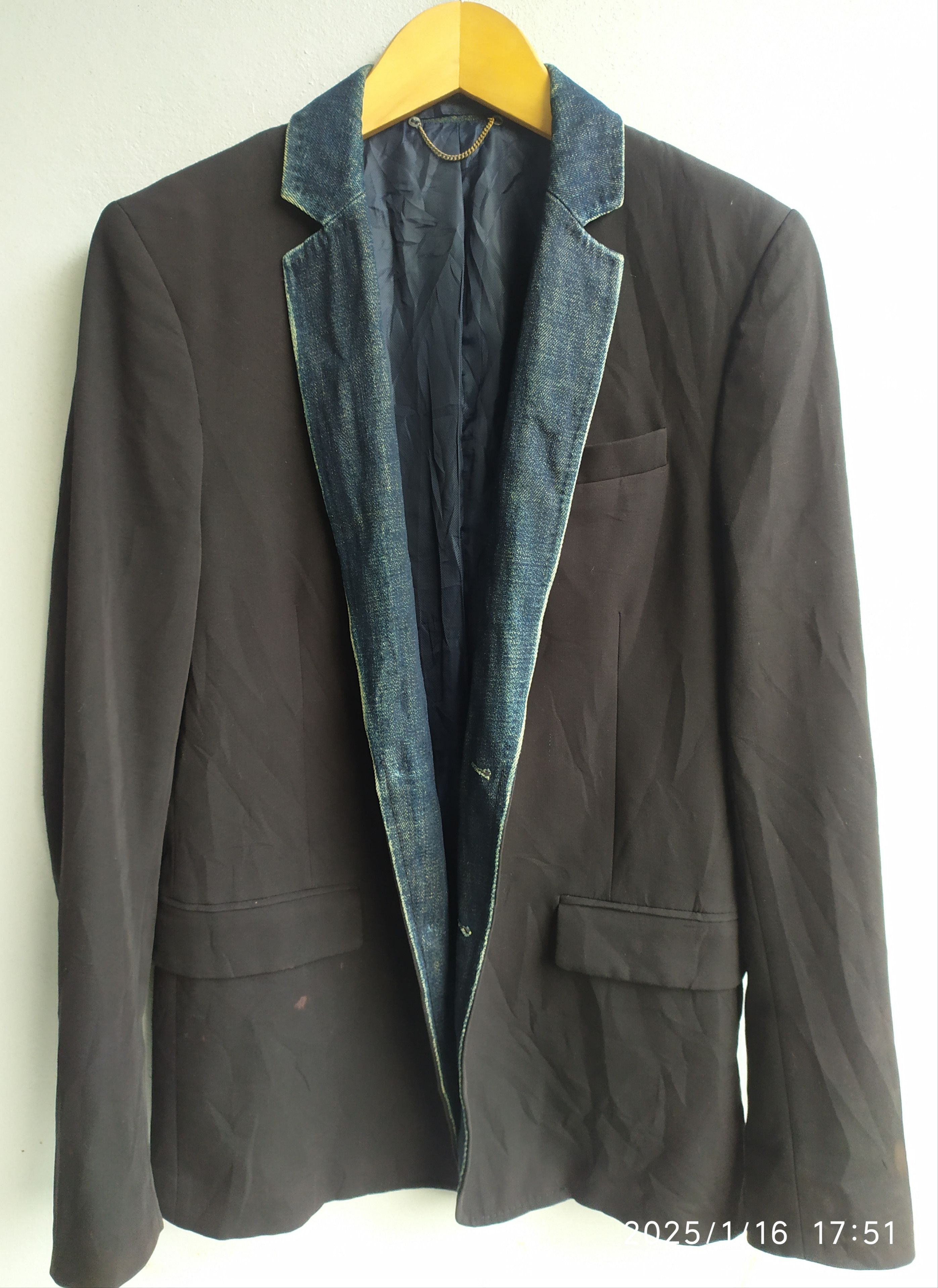 Diesel Diesel denim vintage blazer streetwear Size 46S - 1 Thumbnail