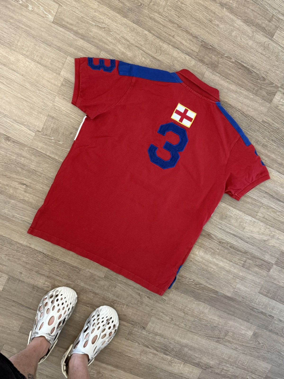 U.S. Polo Assn. VINTAGE Y2K U.S POLO ASSN ENGLAND CHIEF KEEF POLO RAP SHIRT Size US L / EU 52-54 / 3 - 12 Thumbnail